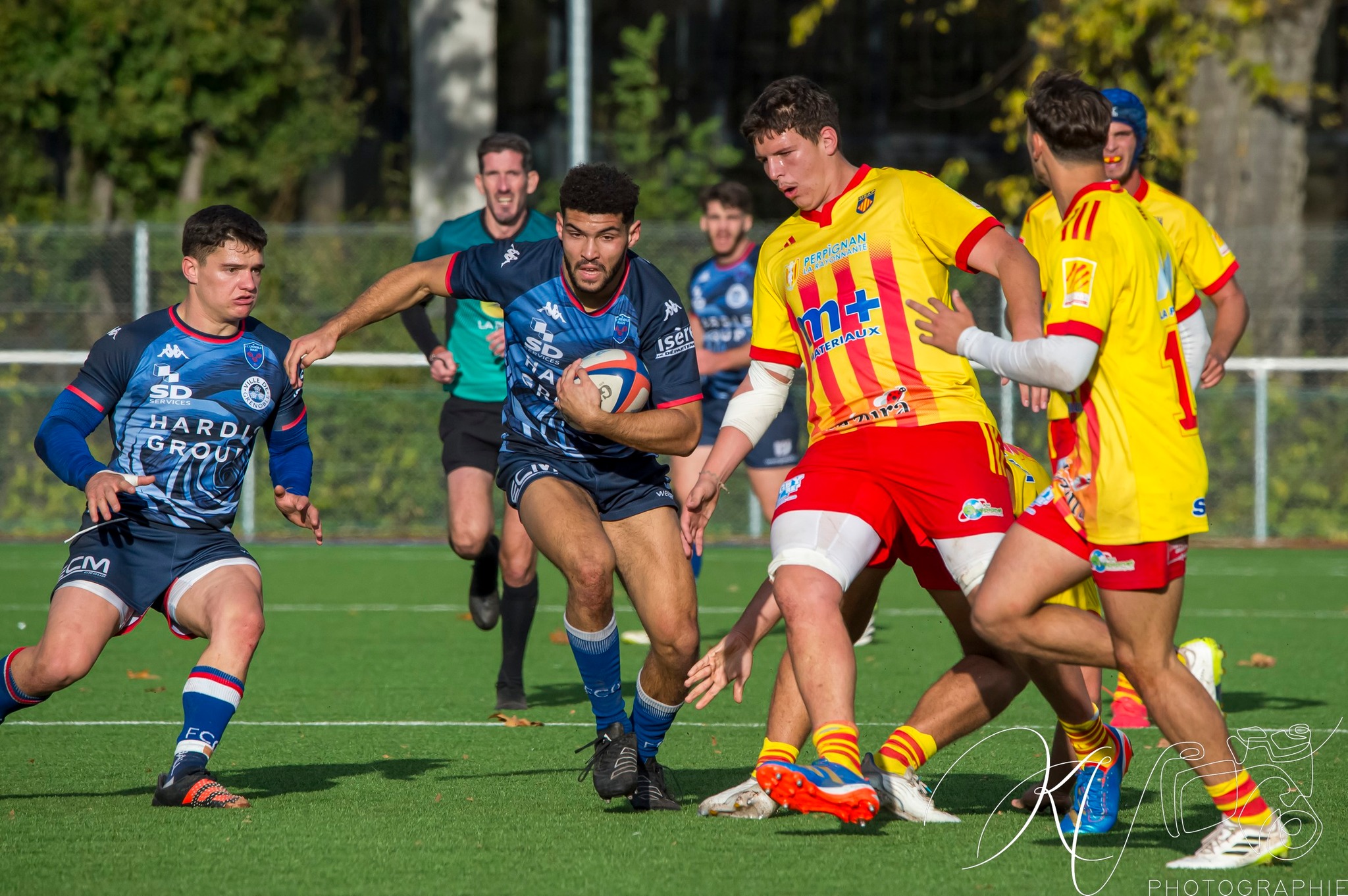  FC Grenoble Rugby - US Arlequins Perpignanais - Rugby - 2023 Espoirs- FC GRENOBLE VS US Arlequins Perpignanais (#2023ESPFCGUSAP11) Photo by: Karine Valentin | Siuxy Sports 2023-11-23