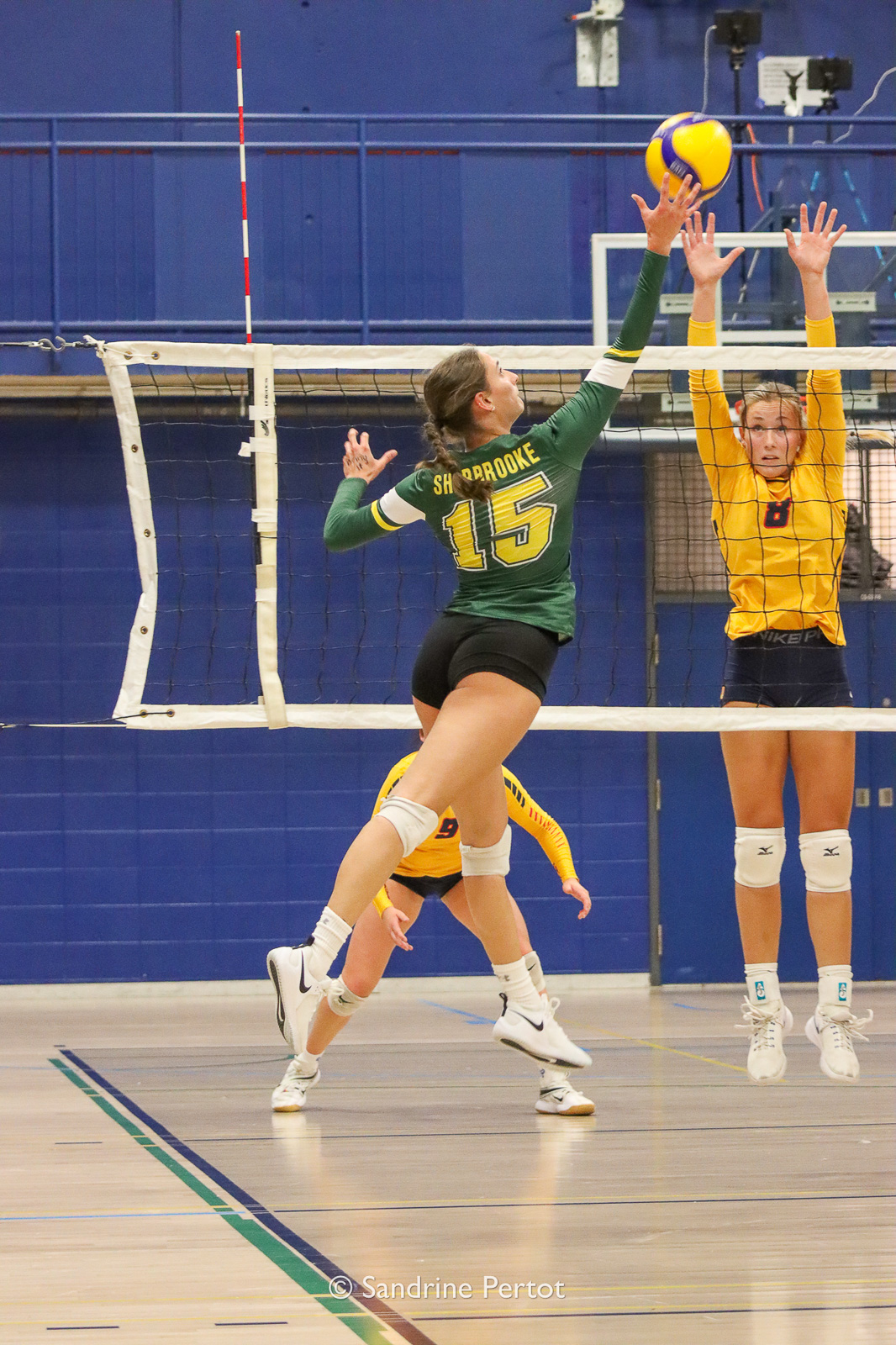  Université de Sherbrooke -  - Volleyball - UQAM Invitational 2022 - Vert et Or (#2022UQAMINV02) Photo by: Sandrine Pertot | Siuxy Sports 2022-09-23