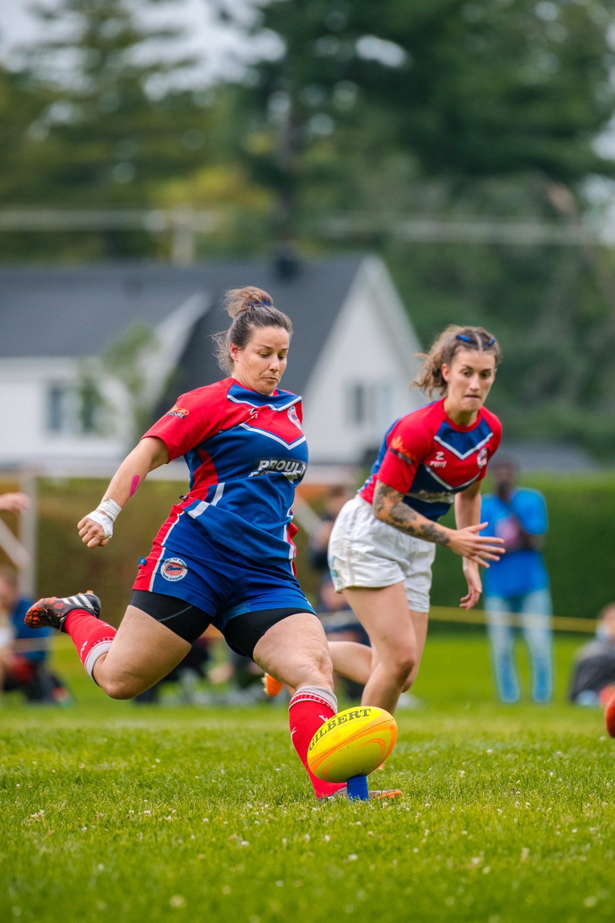  Saint-Georges Lumberjacks - Braves de Trois-Rivières - Rugby - RUGBY QUÉBEC FINALES LPR2 F SÉNIORS 2023 SAB QC- SG Lumberjacks vs Braves Trois-Rivières (#RQF2023LPR2SF1) Photo by: Simon Duquette | Siuxy Sports 2023-08-19
