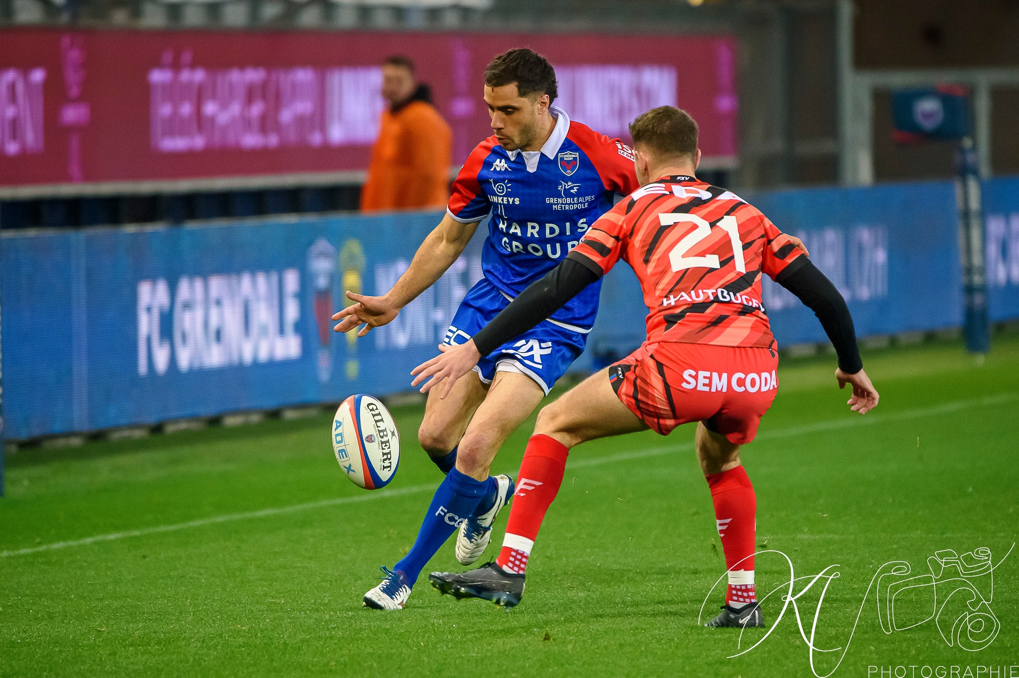 Lucas DUPONT -  FC Grenoble Rugby - US Oyonnax Rugby - Rugby - FC Grenoble (24) vs (28) US Oyonnax Rugby (#2023FCGvOYO03) Photo by: Karine Valentin | Siuxy Sports 2023-03-24
