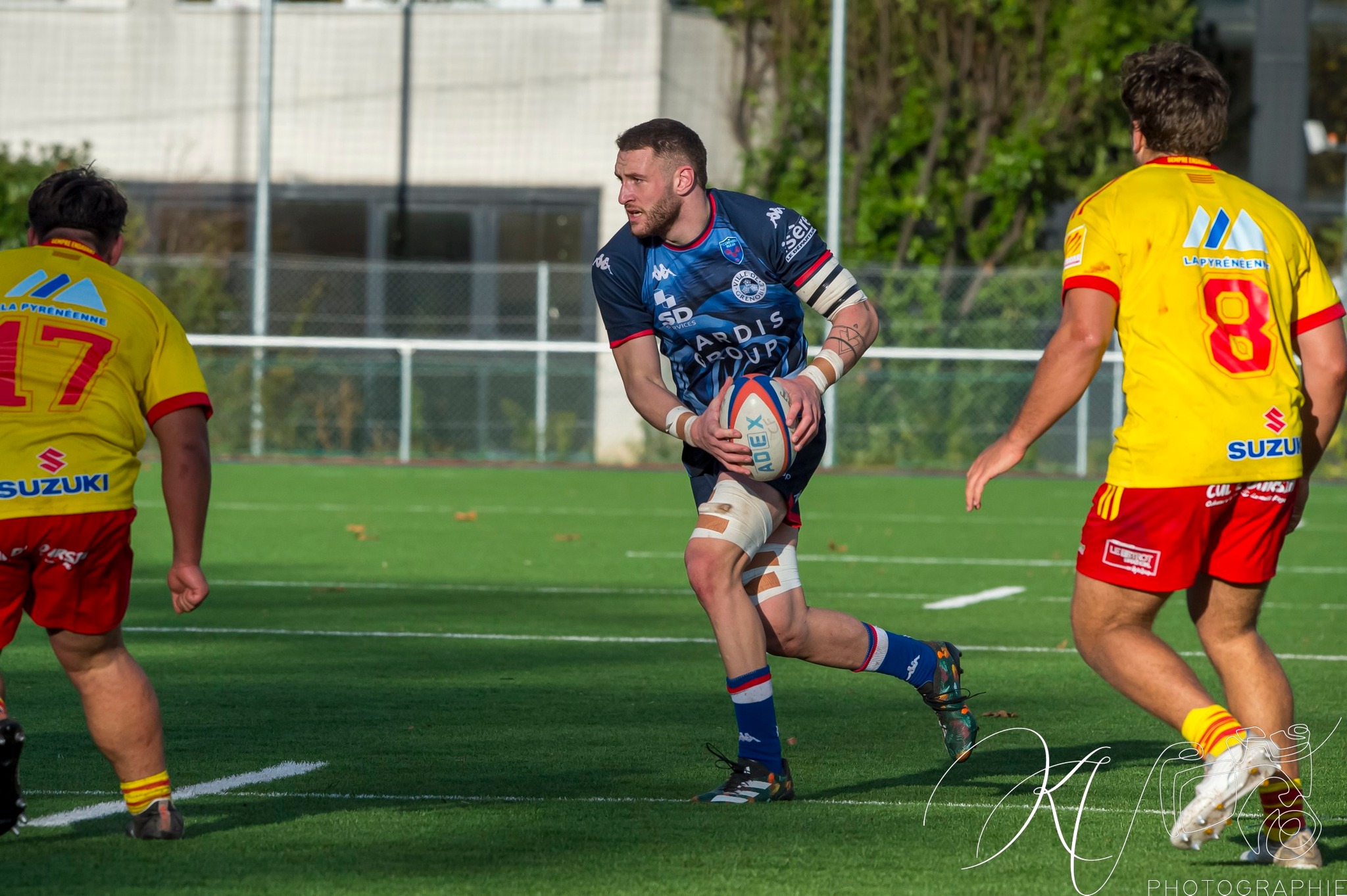  FC Grenoble Rugby - US Arlequins Perpignanais - Rugby - 2023 Espoirs- FC GRENOBLE VS US Arlequins Perpignanais (#2023ESPFCGUSAP11) Photo by: Karine Valentin | Siuxy Sports 2023-11-23