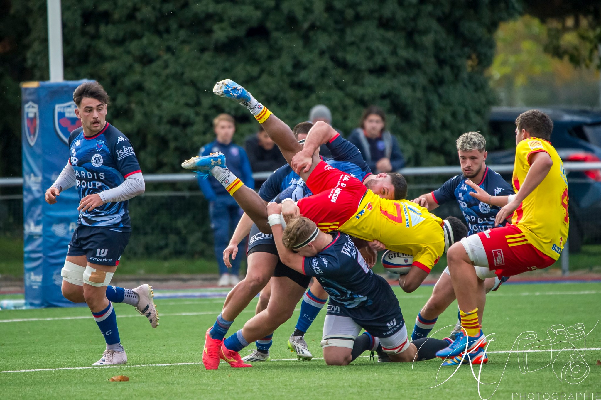  FC Grenoble Rugby - US Arlequins Perpignanais - Rugby - 2023 Espoirs- FC GRENOBLE VS US Arlequins Perpignanais (#2023ESPFCGUSAP11) Photo by: Karine Valentin | Siuxy Sports 2023-11-23