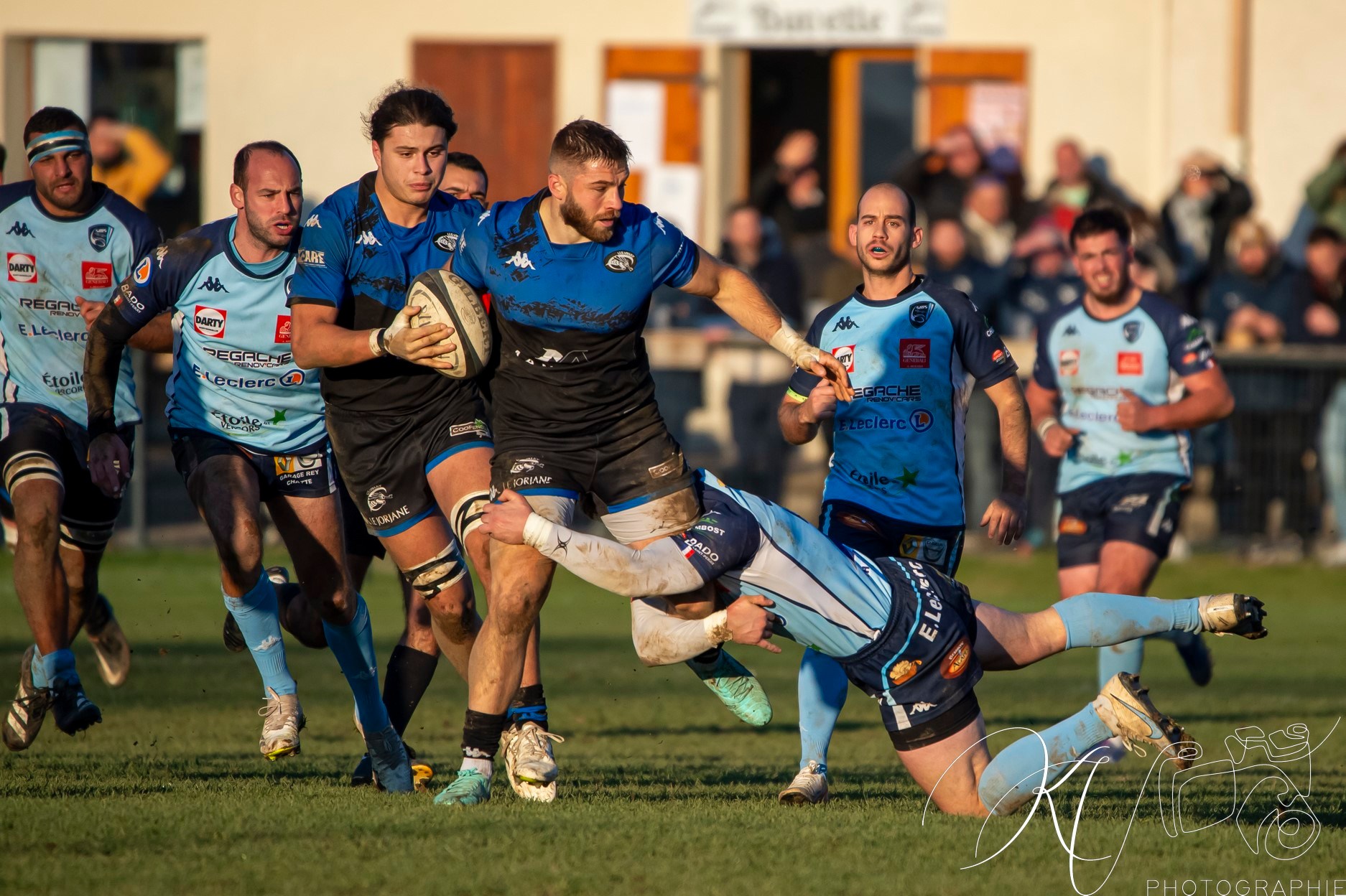  US Vinay - Saint-Marcellin Sports - Rugby - Fed2 2023 - Vinnay vs Saint-Marcellin (#F223USVSMS12) Photo by: Karine Valentin | Siuxy Sports 2023-12-03