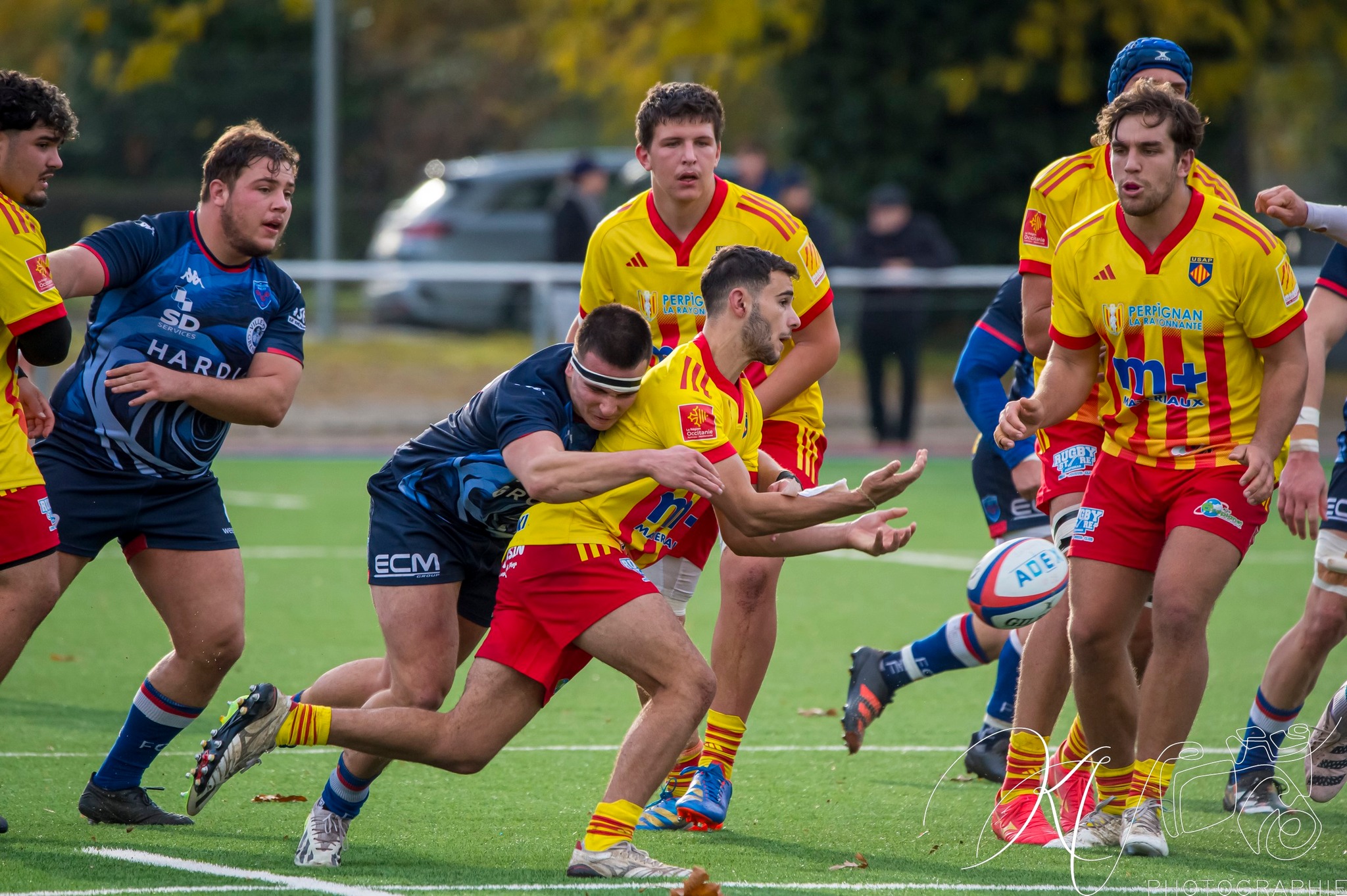  FC Grenoble Rugby - US Arlequins Perpignanais - Rugby - 2023 Espoirs- FC GRENOBLE VS US Arlequins Perpignanais (#2023ESPFCGUSAP11) Photo by: Karine Valentin | Siuxy Sports 2023-11-23