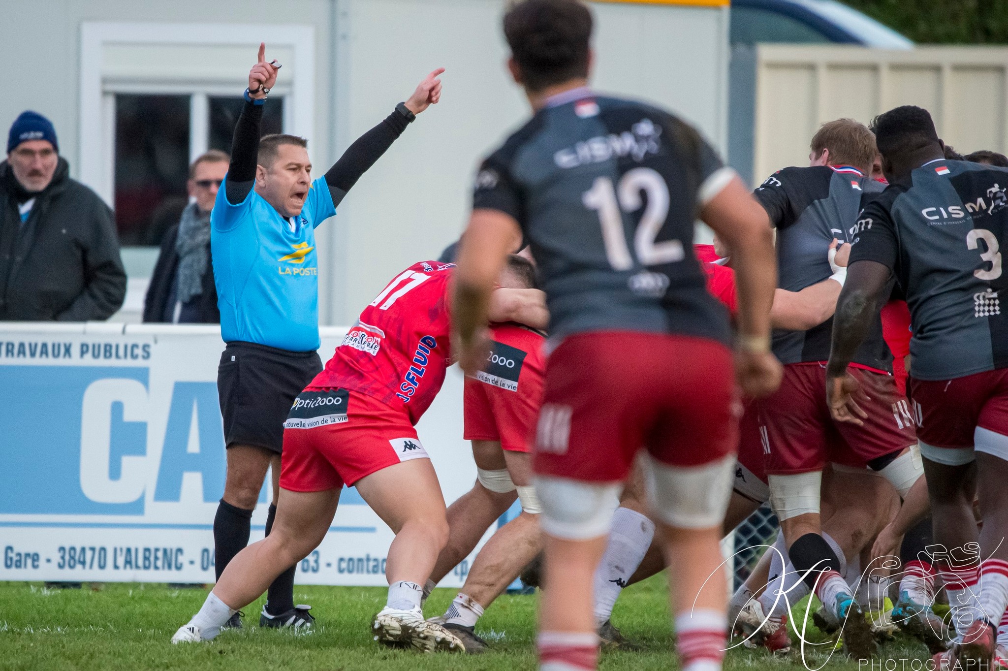  Stade Olympique Voironnais - AS Monaco Rugby - Rugby - Fed2 2023 - Voiron (29) vs (26) Monaco (#F223VOIMON12) Photo by: Karine Valentin | Siuxy Sports 2023-12-10