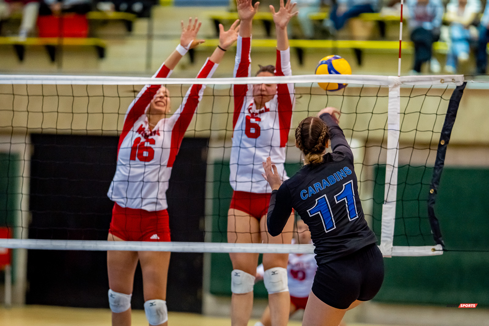 Gabrielle FORTIN - Charlene ROBITAILLE - - Université de Montréal - Université McGill - Volleyball - RSEQ - 2023 Volley F - Université de Montréal (1) vs (3) McGill University - R4 (#RSEQ2023UDMvMCG01R4) Photo by: Juan Alchourron | Siuxy Sports Gabrielle FORTIN - Charlene ROBITAILLE - - Université de Montréal - Université McGill - Volleyball - RSEQ - 2023 Volley F - Université de Montréal (1) vs (3) McGill University - R4 (#RSEQ2023UDMvMCG01R4) Photo by: Juan Alchourron | Siuxy Sports
