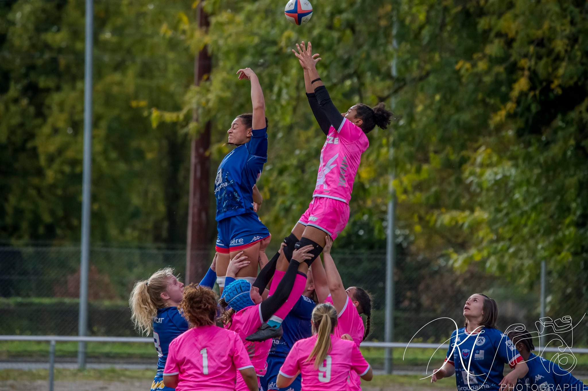  FC Grenoble Rugby - Stade Français - Rugby - Coupe de France Féminine à XV - Amazones (22) vs (14) Stade Français (#2023AmazStadFr11) Photo by: Karine Valentin | Siuxy Sports 2023-11-05
