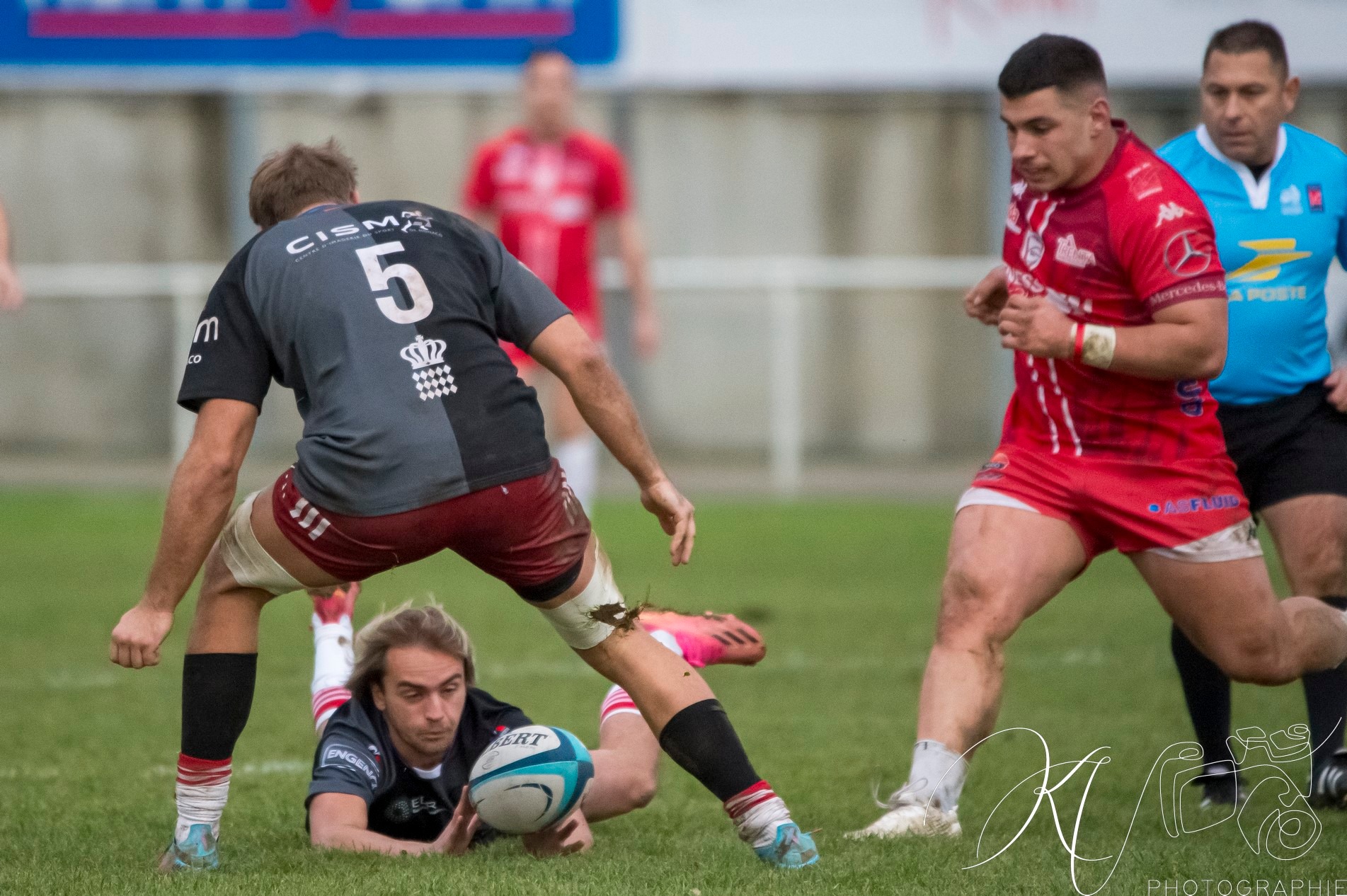  Stade Olympique Voironnais - AS Monaco Rugby - Rugby - Fed2 2023 - Voiron (29) vs (26) Monaco (#F223VOIMON12) Photo by: Karine Valentin | Siuxy Sports 2023-12-10