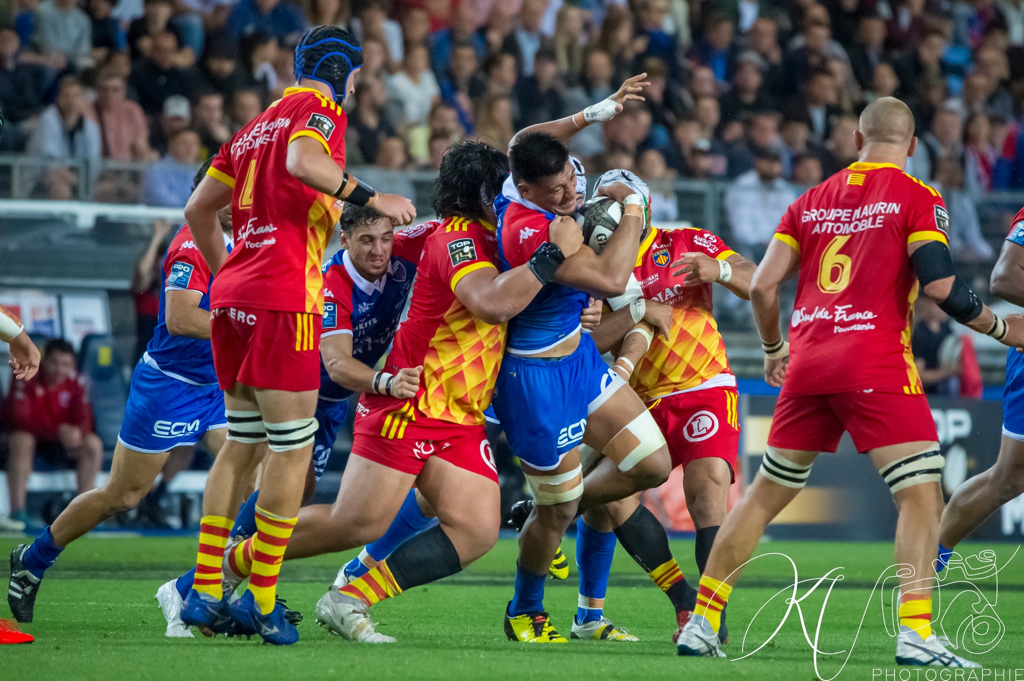  FC Grenoble Rugby - US Arlequins Perpignanais - Rugby - 2023 - Access Match - FC Grenoble (19) vs (33) US Arlequins Perpignananais (#2023FCGUSAP06) Photo by: Karine Valentin | Siuxy Sports 2023-06-03