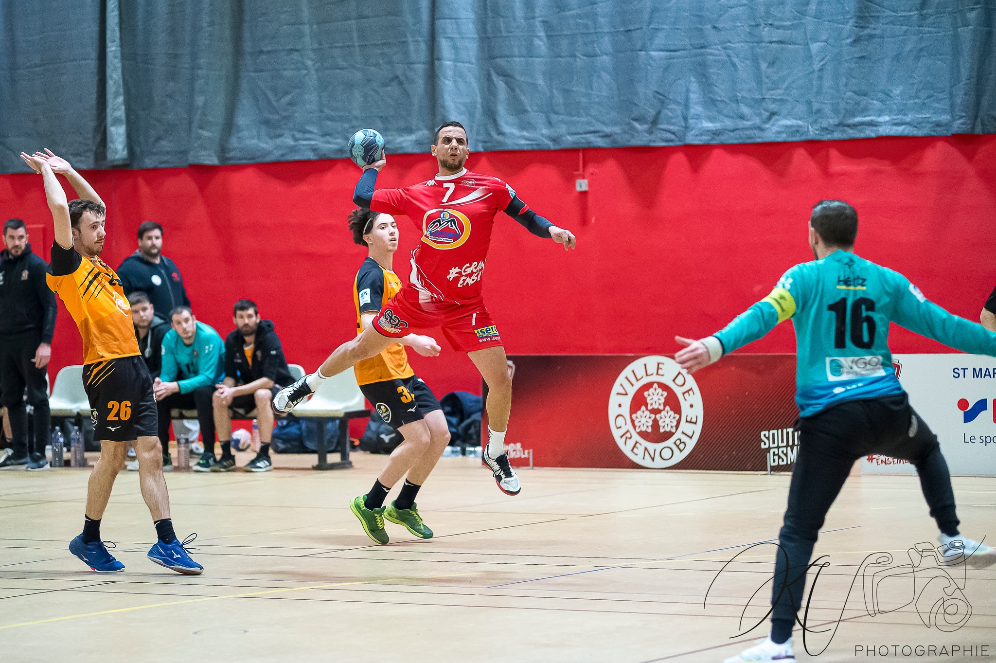  Grenoble SMH Métropole Isère Handball - HBC Aix en Savoie - Handball - GSMH Métro Isère Hanball (34) vs (24) HBC Aix en Savoie (#2023GSMHMIHvHBCAES) Photo by: Karine Valentin | Siuxy Sports 2023-02-04