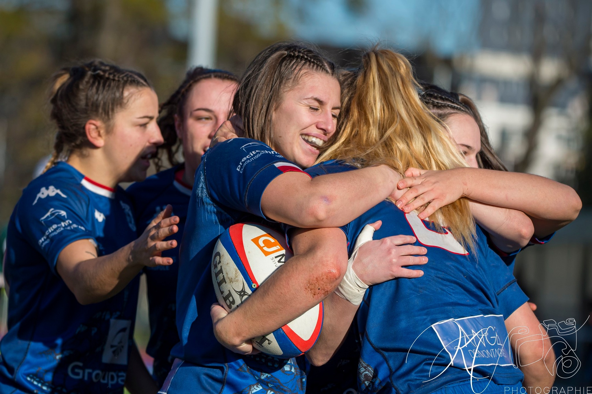 Charlotte SUILLEROT - Florine THIRON -  FC Grenoble Rugby - Section Paloise - Rugby - Elite 1 2023 - FC Grenoble (48) vs (12) Lons Section Paloise (#EL123FCGLSP12) Photo by: Karine Valentin | Siuxy Sports 2023-12-17