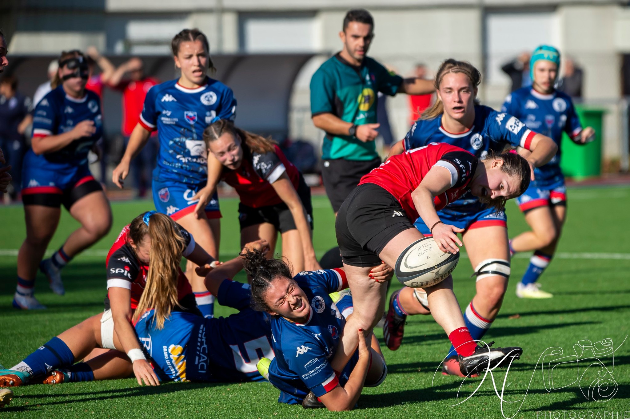  FC Grenoble Rugby - Stade Rennais Rugby - Rugby - Elite 2023 - Amazones FC Grenoble (34) vs (12) Stade Rennais Rugby (#2023FCGSRR11) Photo by: Karine Valentin | Siuxy Sports 2023-11-23
