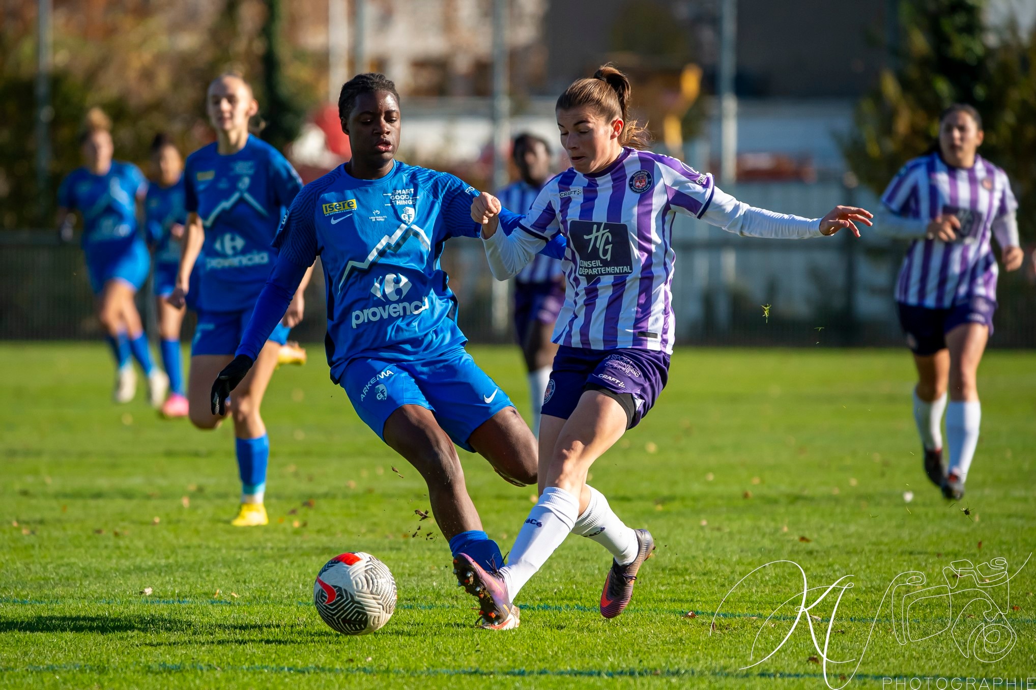  Grenoble Foot 38 - Toulouse FC - Soccer - Div 3 Fém - Grenoble F38 (0) vs (1) Toulouse FC (#D3F23GF38TFC11) Photo by: Karine Valentin | Siuxy Sports 2023-11-26