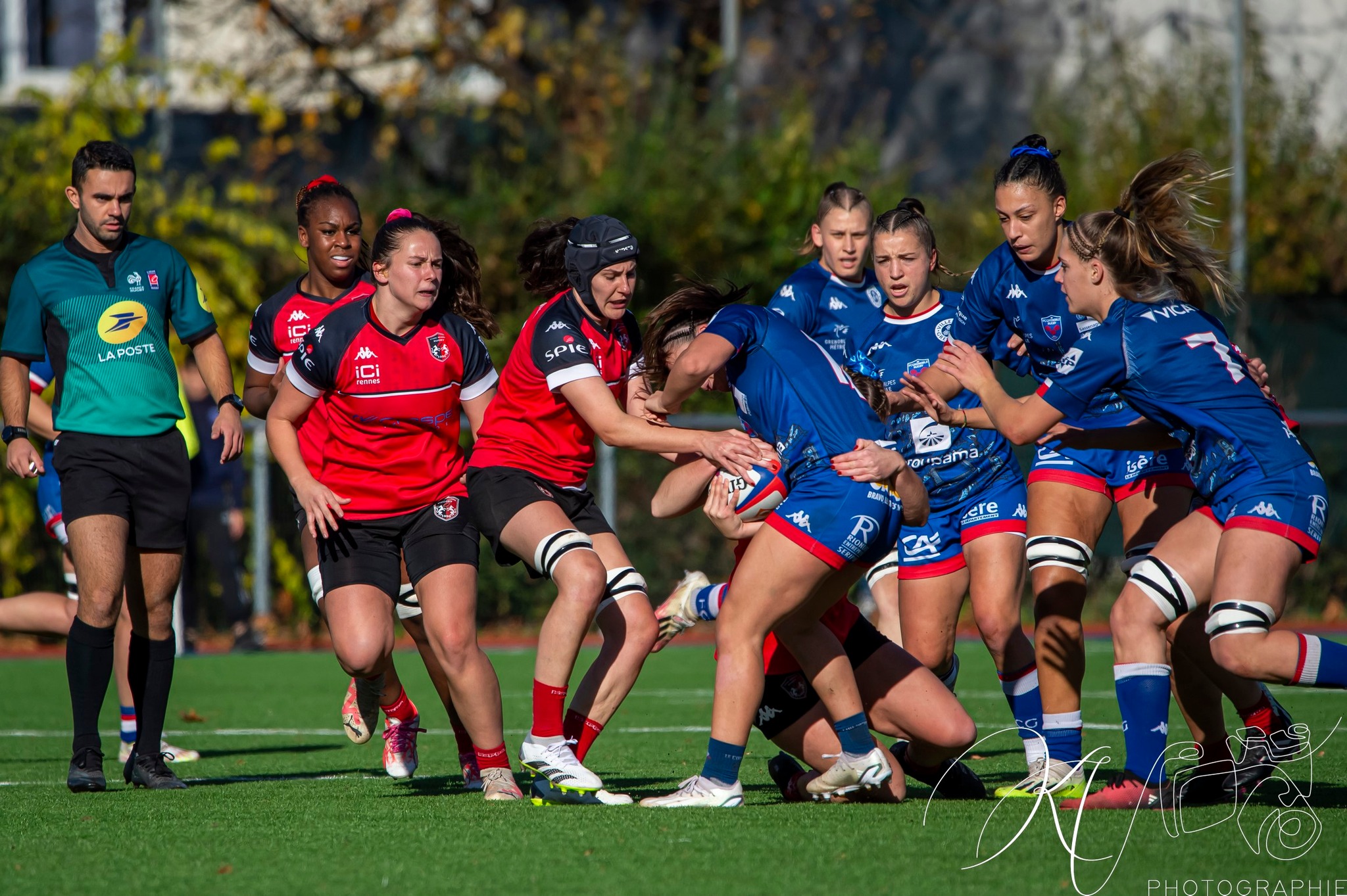  FC Grenoble Rugby - Stade Rennais Rugby - Rugby - Elite 2023 - Amazones FC Grenoble (34) vs (12) Stade Rennais Rugby (#2023FCGSRR11) Photo by: Karine Valentin | Siuxy Sports 2023-11-23