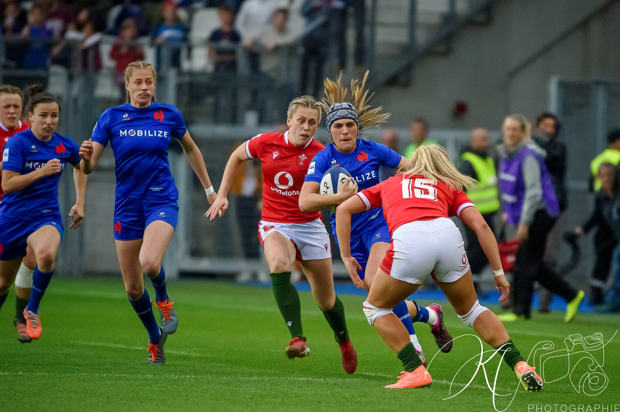  Équipe feminin de France de rugby à XV - Wales national rugby union team (W) - Rugby - 2023 - Tournoi des Six Nations - XV de France Féminin (39) vs (14) Pays de Galles (#20236NFRAPDG04) Photo by: Karine Valentin | Siuxy Sports 2023-04-23