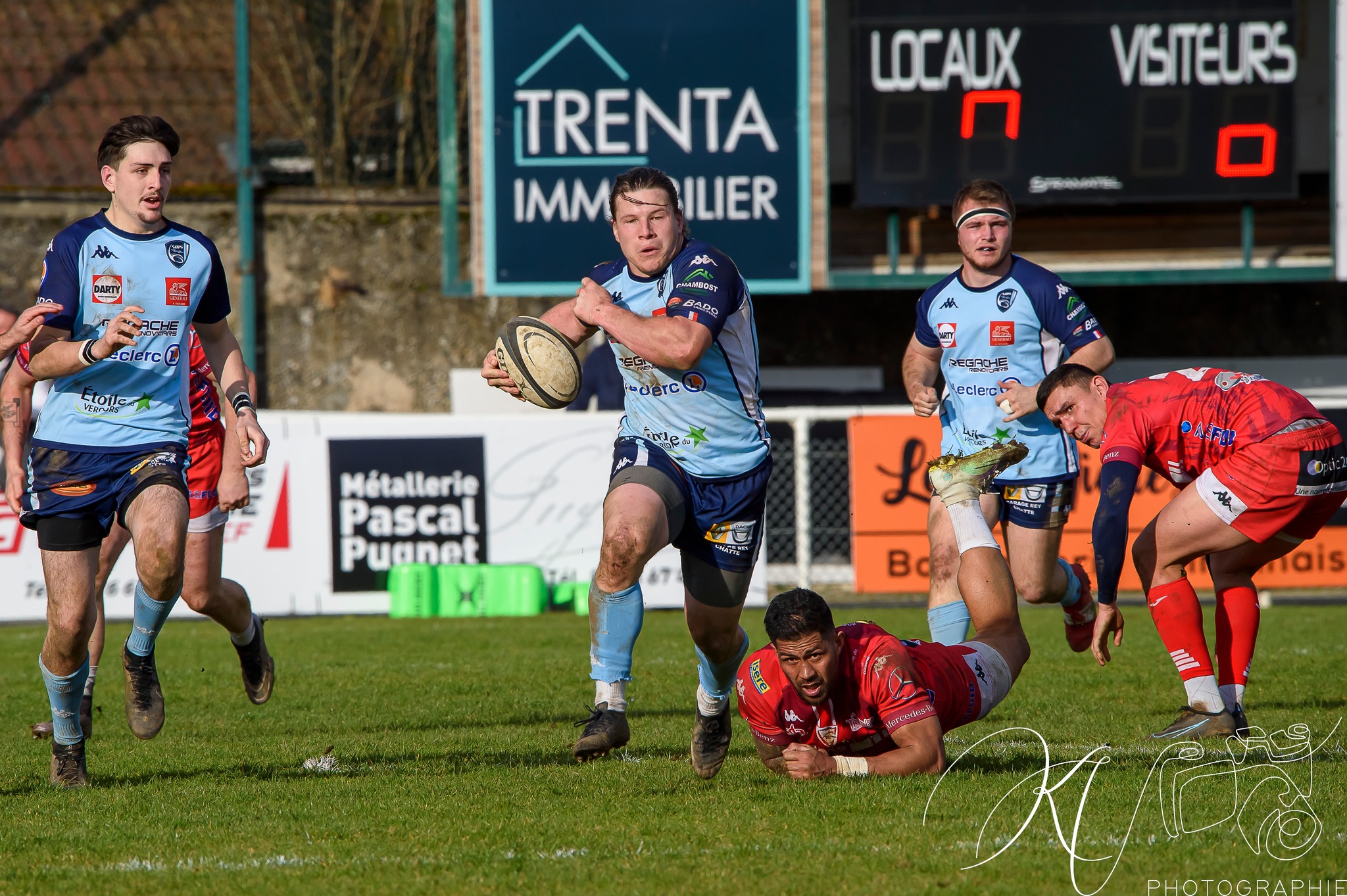  Stade Olympique Voironnais - Saint-Marcellin Sports - Rugby - Stade Olympique Voironnais (28) vs (31) Saint-Marcellin Sports (#2023SOVSMS03) Photo by: Karine Valentin | Siuxy Sports 2023-03-12