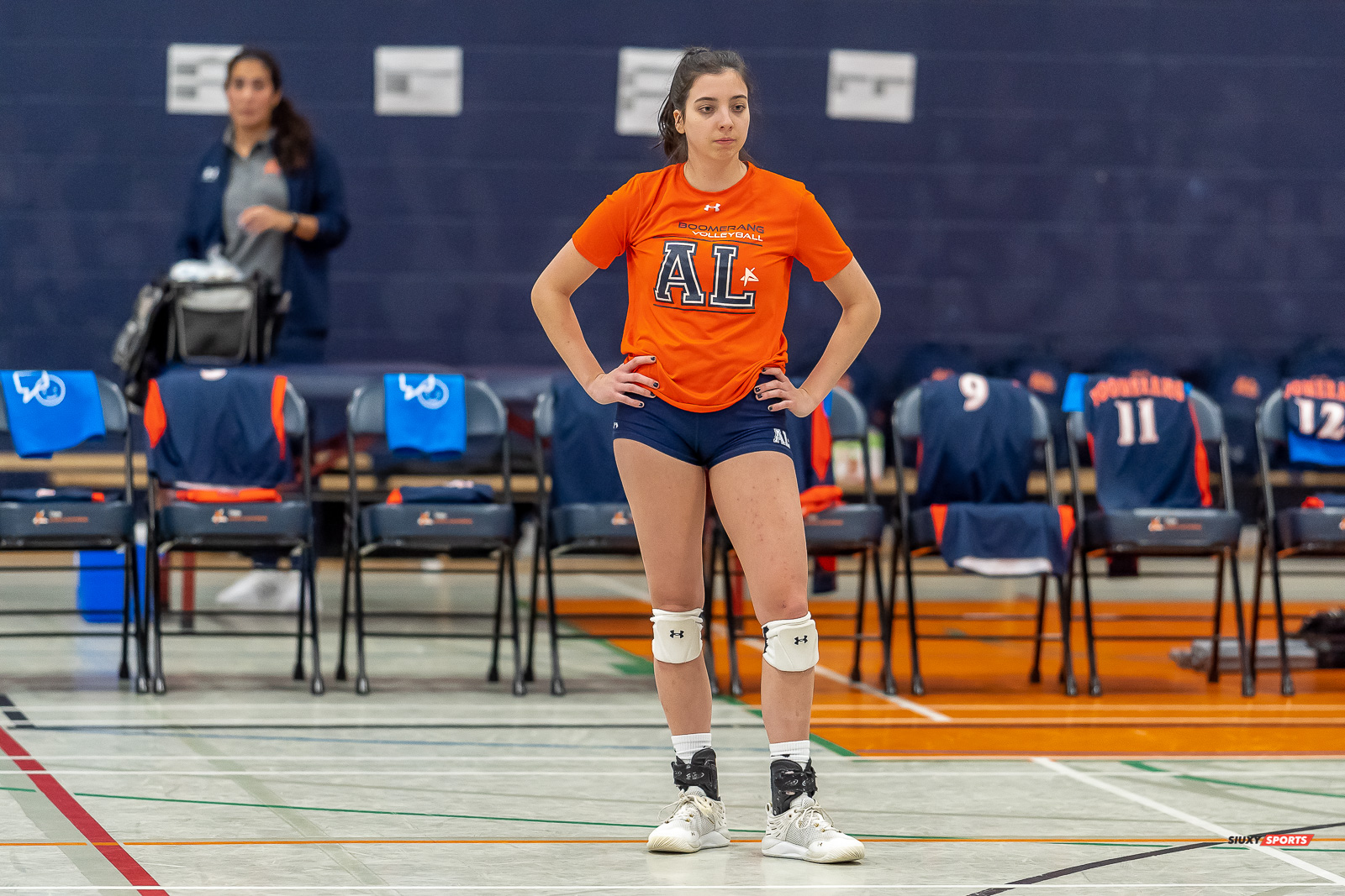 Noémie BOULERICE -  Cégep André Laurendeau - Collège Bois-de-Boulogne - Volleyball - RSEQ - 2023 Volley F - André Laurendeau (1) vs (3) Bois-de-Boulogne (#RSEQ2023ALvBBR01) Photo by: Dan Taylor-Morin | Siuxy Sports 2023-01-19