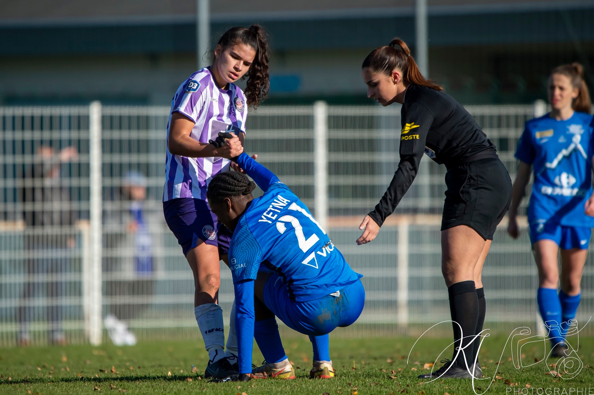  Grenoble Foot 38 - Toulouse FC - Soccer - Div 3 Fém - Grenoble F38 (0) vs (1) Toulouse FC (#D3F23GF38TFC11) Photo by: Karine Valentin | Siuxy Sports 2023-11-26