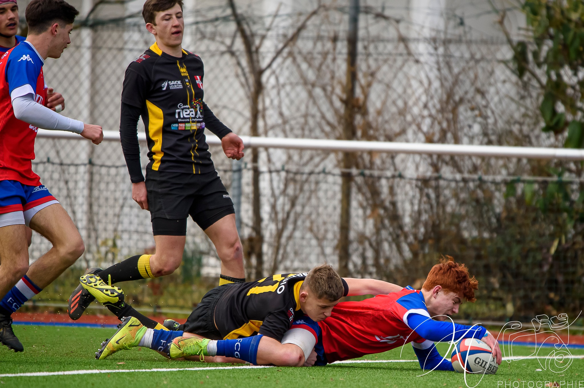  FC Grenoble Rugby - Stade Olympique de Chambéry rugby - Rugby - Alamercery (Amical) - FCG vs SOC (#2023AlamFCGSOC02) Photo by: Karine Valentin | Siuxy Sports 2023-02-25