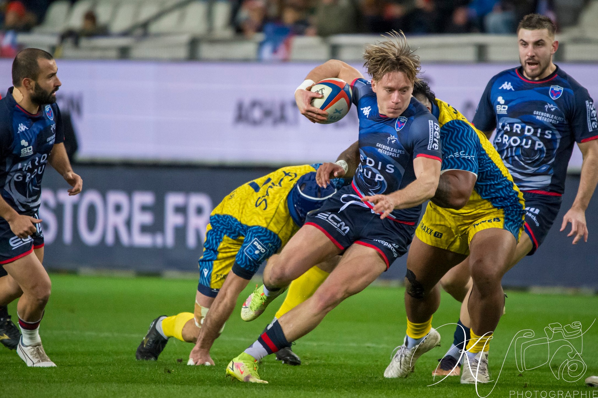 Wilfried HULLEU -  FC Grenoble Rugby - USON Nevers - Rugby - PRO D2 - FC Grenoble (27) VS (37) USON (#PD2FCGUSO12) Photo by: Karine Valentin | Siuxy Sports 2023-12-15