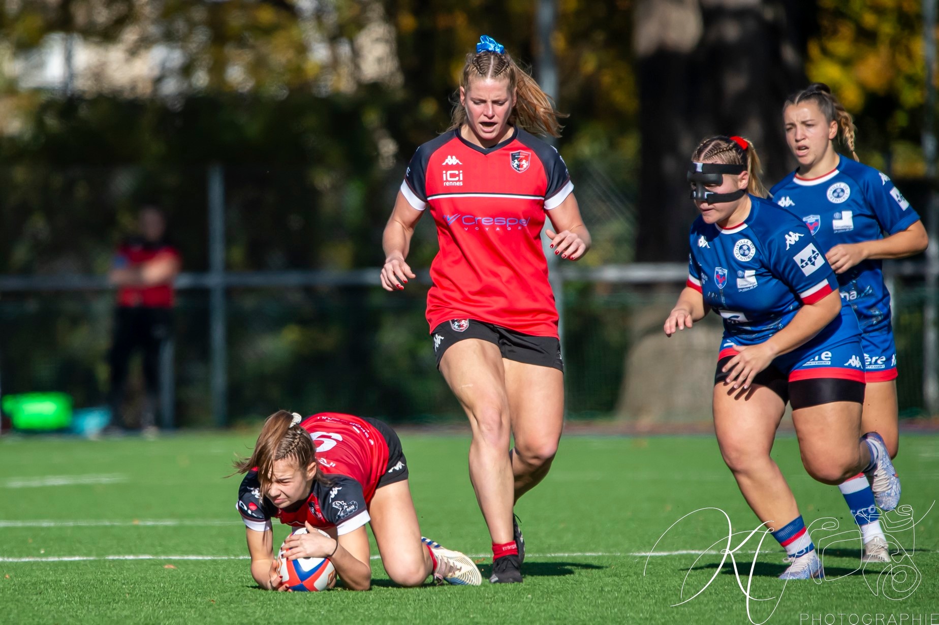  FC Grenoble Rugby - Stade Rennais Rugby - Rugby - Elite 2023 - Amazones FC Grenoble (34) vs (12) Stade Rennais Rugby (#2023FCGSRR11) Photo by: Karine Valentin | Siuxy Sports 2023-11-23