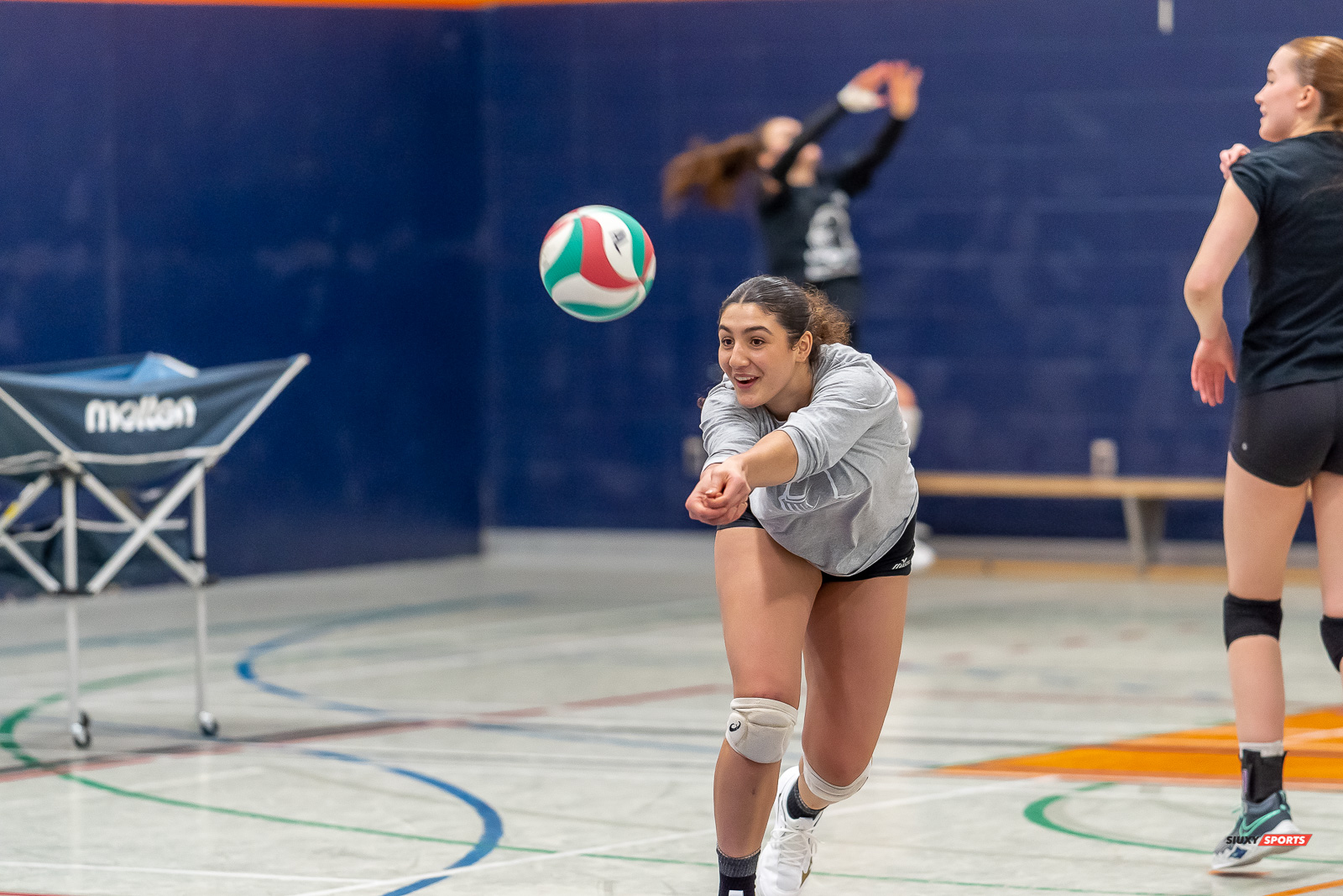  Cégep André Laurendeau - Collège Bois-de-Boulogne - Volleyball - RSEQ - 2023 Volley F - André Laurendeau (1) vs (3) Bois-de-Boulogne (#RSEQ2023ALvBBR01) Photo by: Dan Taylor-Morin | Siuxy Sports 2023-01-19