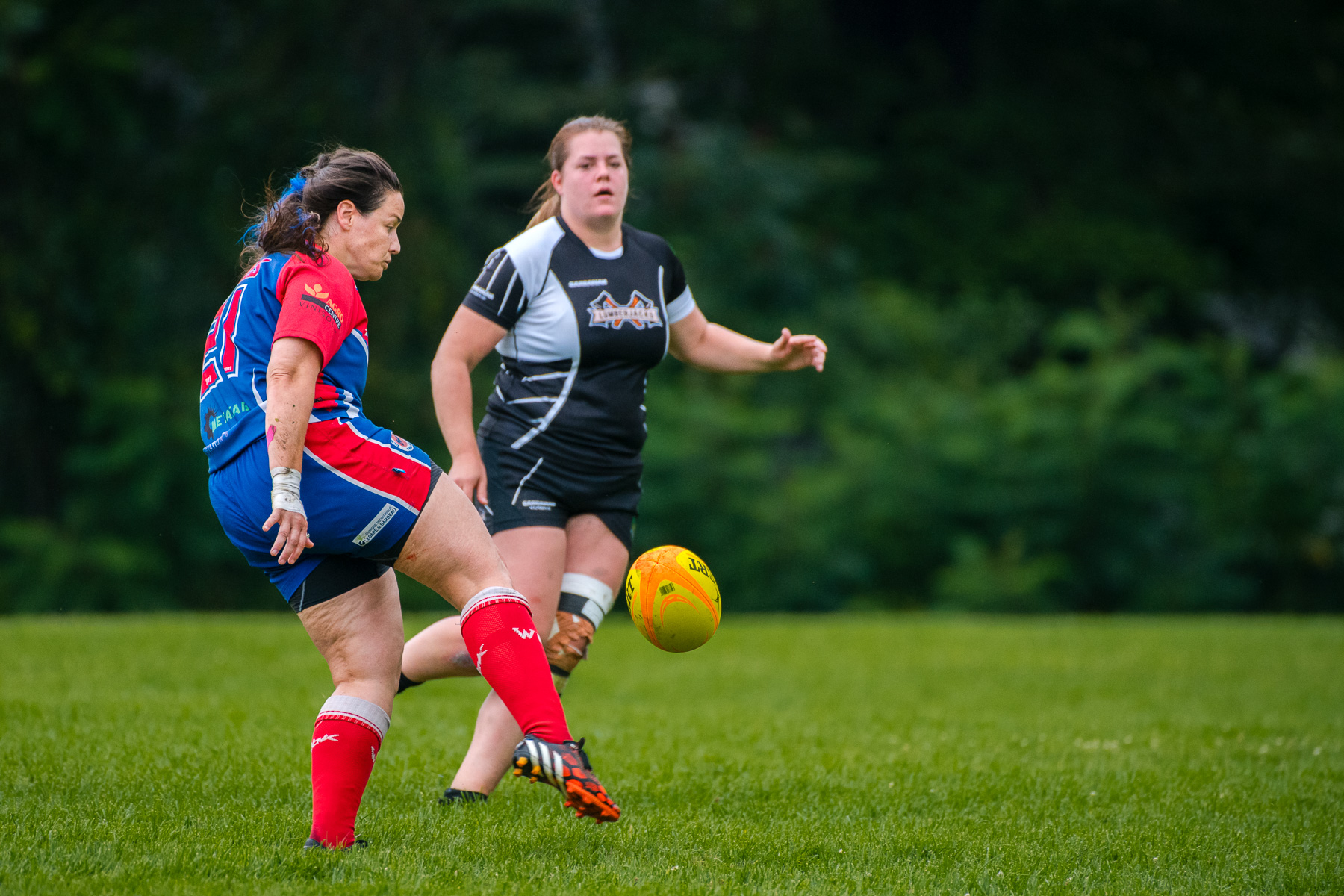  Saint-Georges Lumberjacks - Braves de Trois-Rivières - Rugby - RUGBY QUÉBEC FINALES LPR2 F SÉNIORS 2023 SAB QC- SG Lumberjacks vs Braves Trois-Rivières (#RQF2023LPR2SF1) Photo by: Simon Duquette | Siuxy Sports 2023-08-19