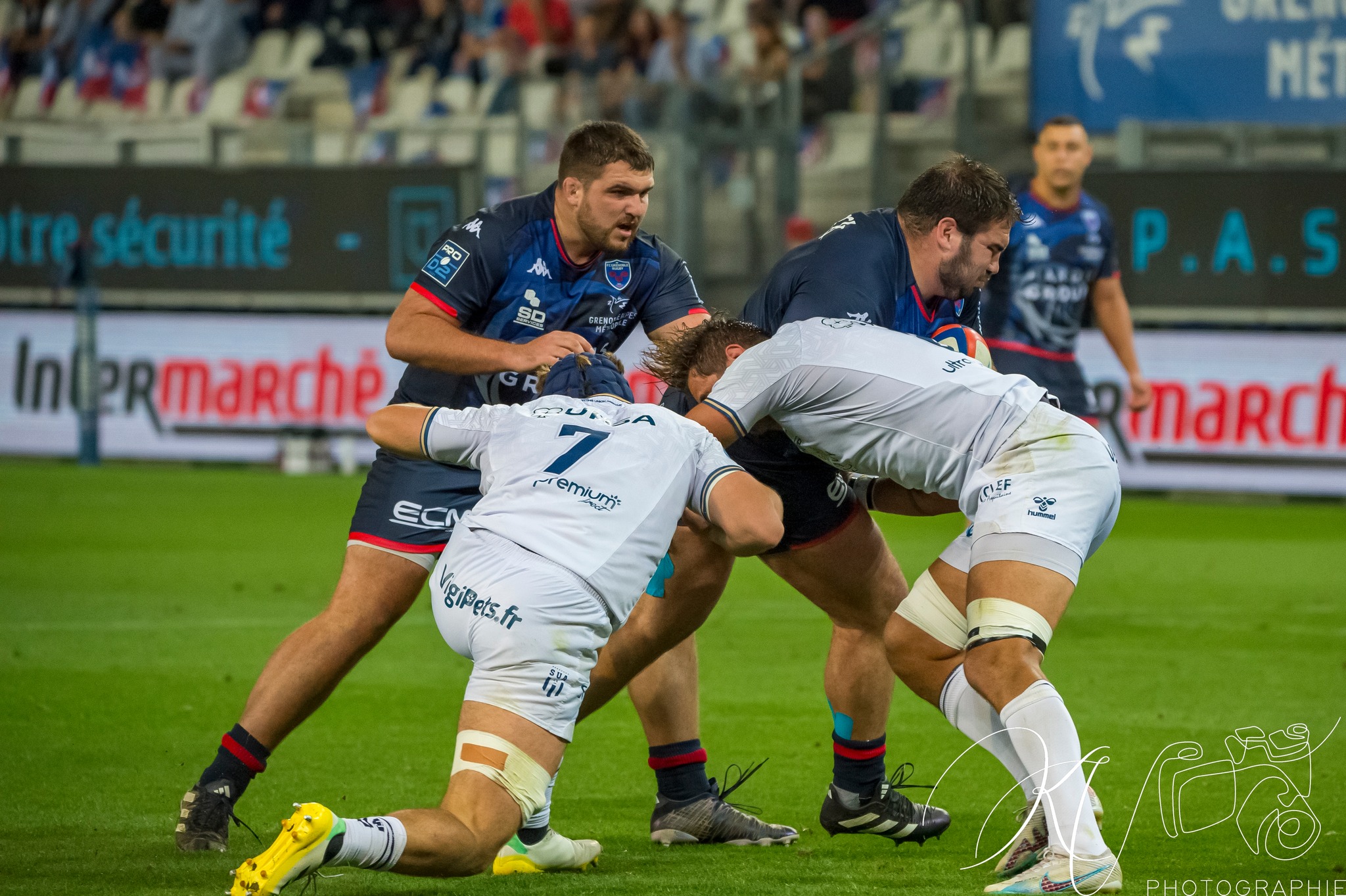  FC Grenoble Rugby - SU Agen - Rugby - Pro D2 - FC Grenoble (24) vs (19) SU Agen (#2023PROD2FCGSUA09) Photo by: Karine Valentin | Siuxy Sports 2023-09-27