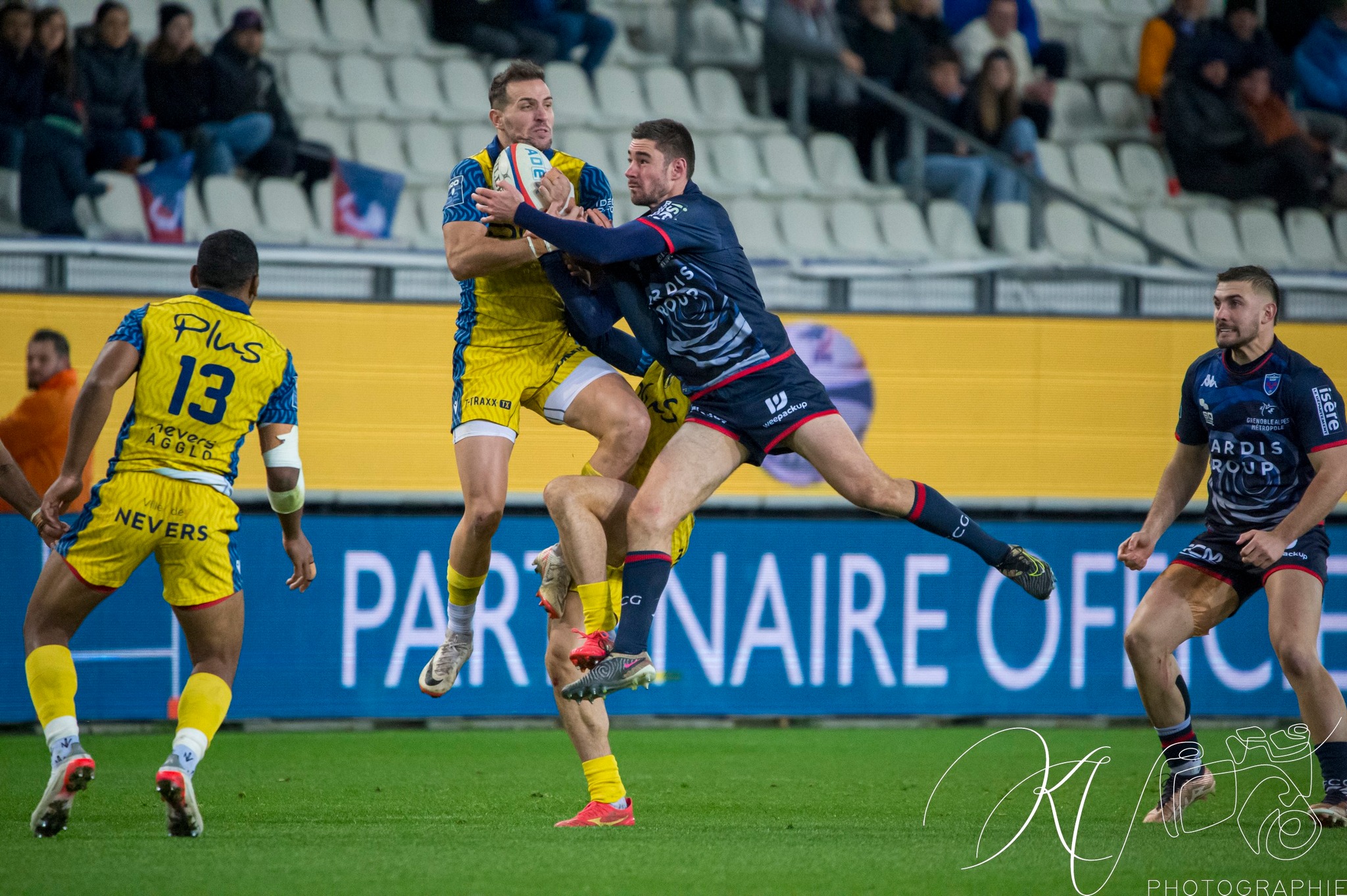  FC Grenoble Rugby - USON Nevers - Rugby - PRO D2 - FC Grenoble (27) VS (37) USON (#PD2FCGUSO12) Photo by: Karine Valentin | Siuxy Sports 2023-12-15