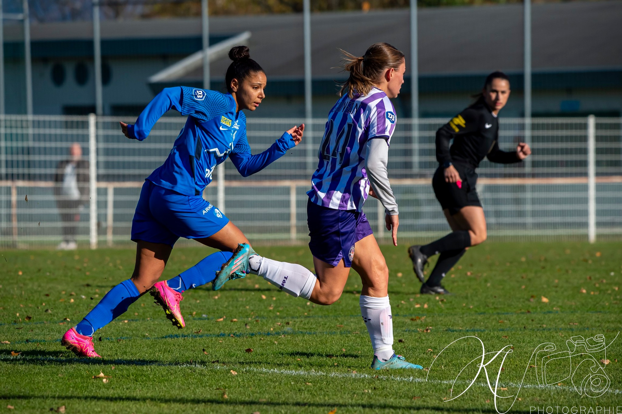  Grenoble Foot 38 - Toulouse FC - Soccer - Div 3 Fém - Grenoble F38 (0) vs (1) Toulouse FC (#D3F23GF38TFC11) Photo by: Karine Valentin | Siuxy Sports 2023-11-26