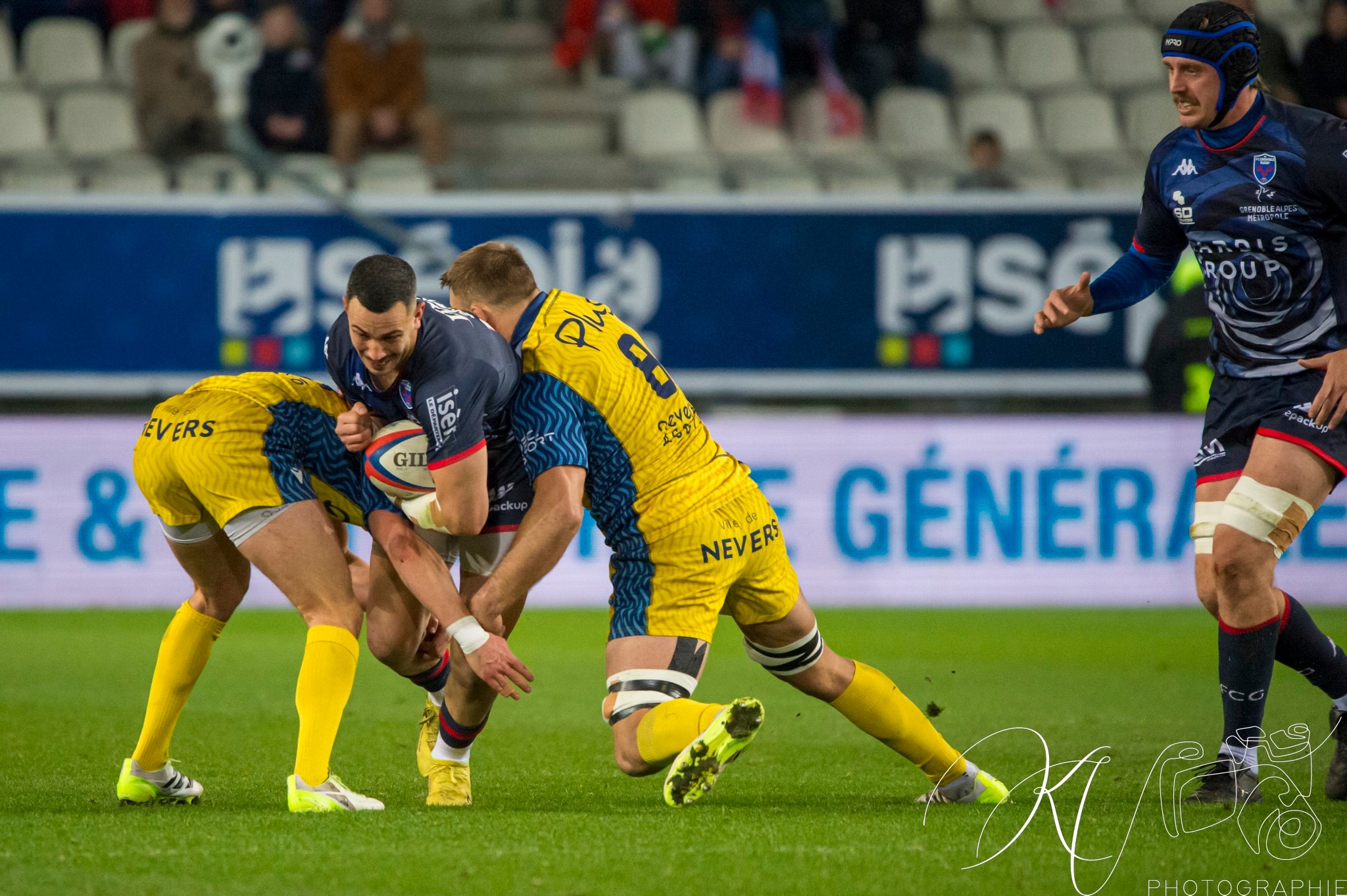  FC Grenoble Rugby - USON Nevers - Rugby - PRO D2 - FC Grenoble (27) VS (37) USON (#PD2FCGUSO12) Photo by: Karine Valentin | Siuxy Sports 2023-12-15