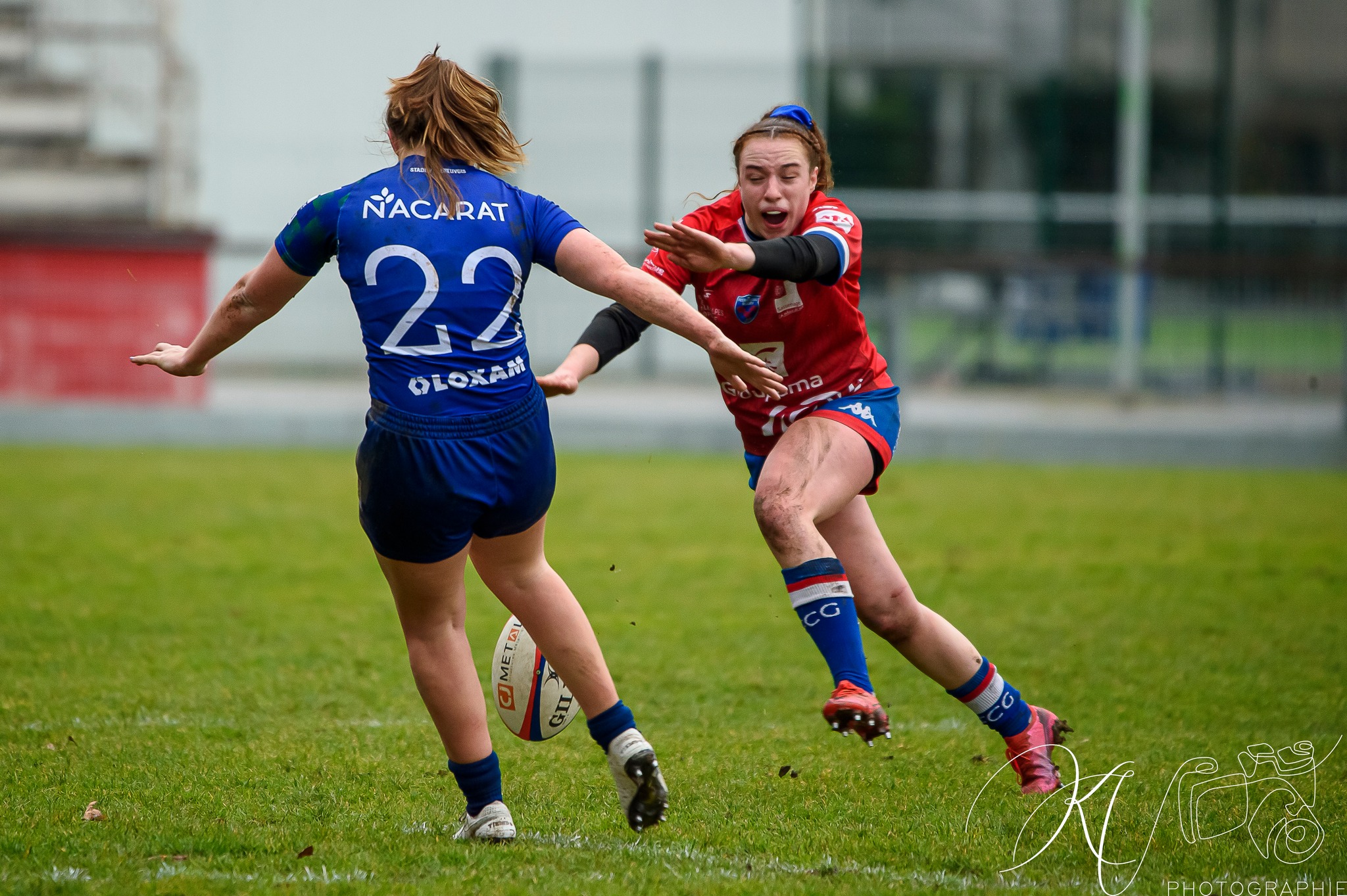 Florine THIRON -  FC Grenoble Rugby - Lille Métropole Rugby Club Villeneuvois - Rugby - FCG Amazones (18) VS (16) LMRCV (#2023FCGvsLMRCV01) Photo by: Karine Valentin | Siuxy Sports 2023-01-08
