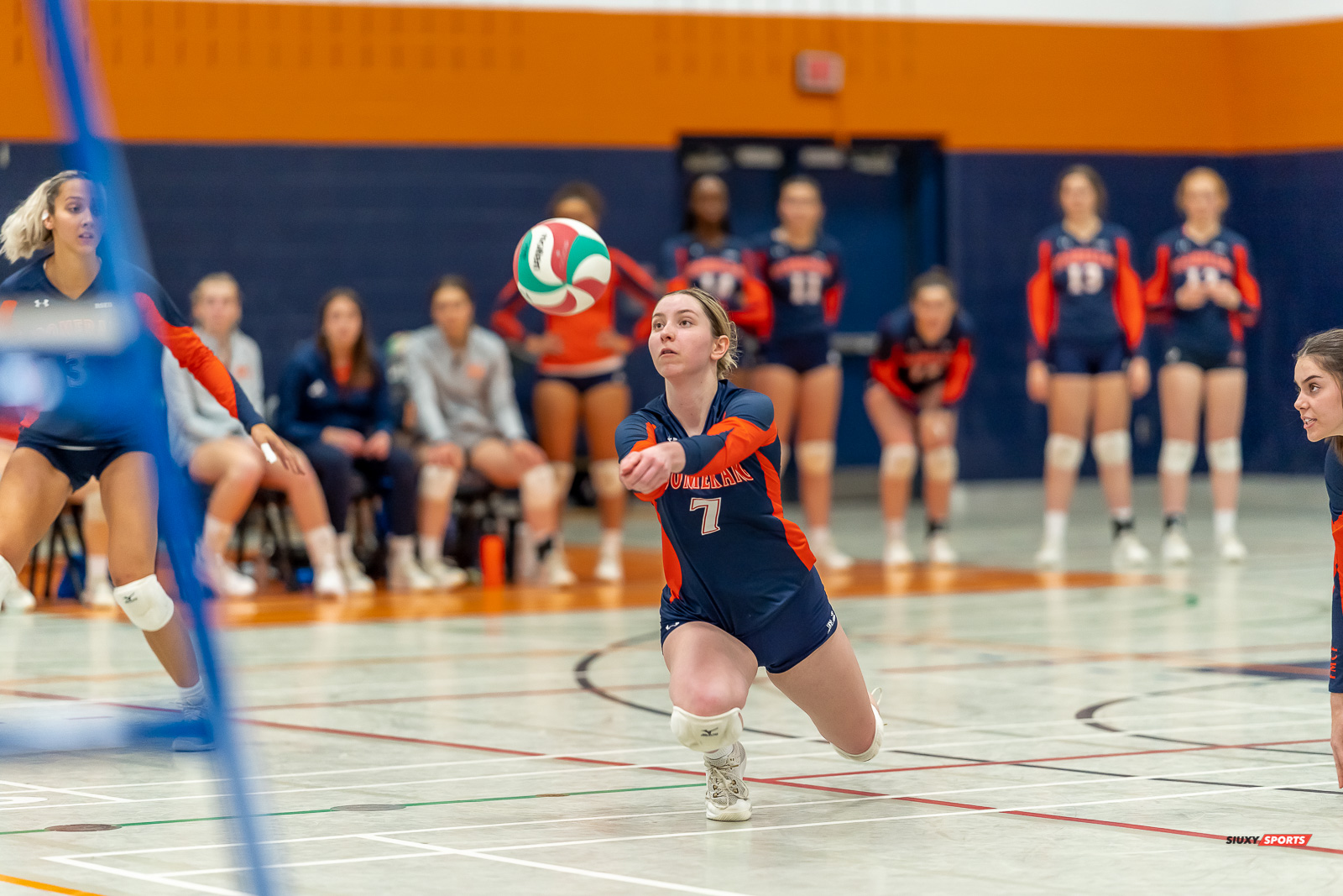  Cégep André Laurendeau - Collège Bois-de-Boulogne - Volleyball - RSEQ - 2023 Volley F - André Laurendeau (1) vs (3) Bois-de-Boulogne (#RSEQ2023ALvBBR01) Photo by: Dan Taylor-Morin | Siuxy Sports 2023-01-19