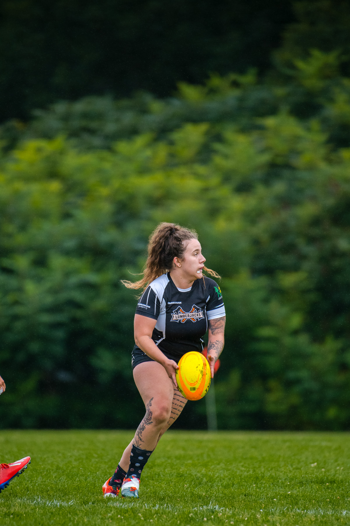  Saint-Georges Lumberjacks - Braves de Trois-Rivières - Rugby - RUGBY QUÉBEC FINALES LPR2 F SÉNIORS 2023 SAB QC- SG Lumberjacks vs Braves Trois-Rivières (#RQF2023LPR2SF1) Photo by: Simon Duquette | Siuxy Sports 2023-08-19