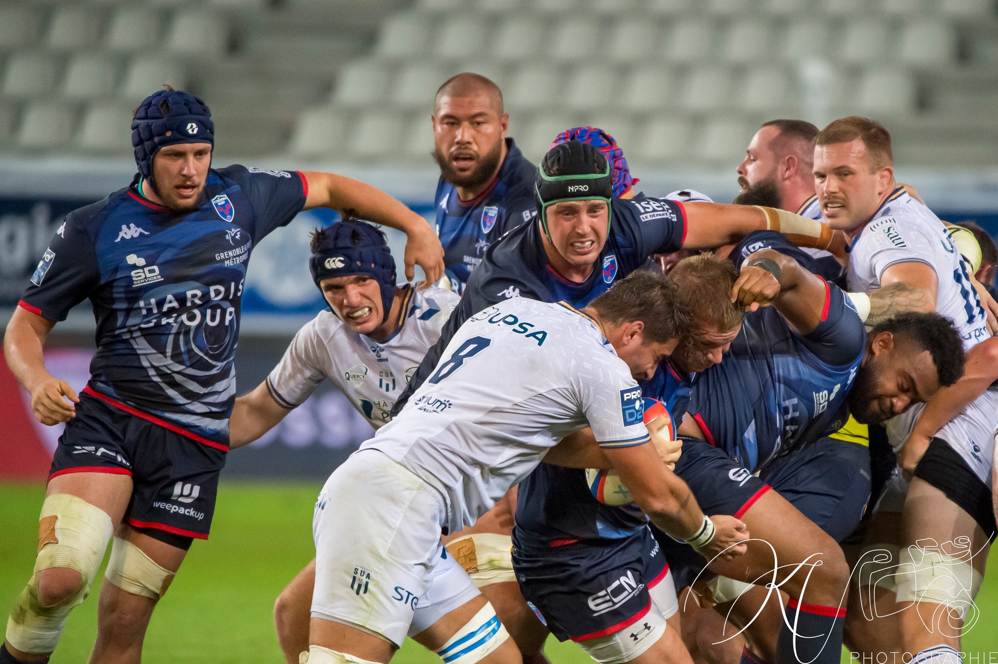  FC Grenoble Rugby - SU Agen - Rugby - Pro D2 - FC Grenoble (24) vs (19) SU Agen (#2023PROD2FCGSUA09) Photo by: Karine Valentin | Siuxy Sports 2023-09-27
