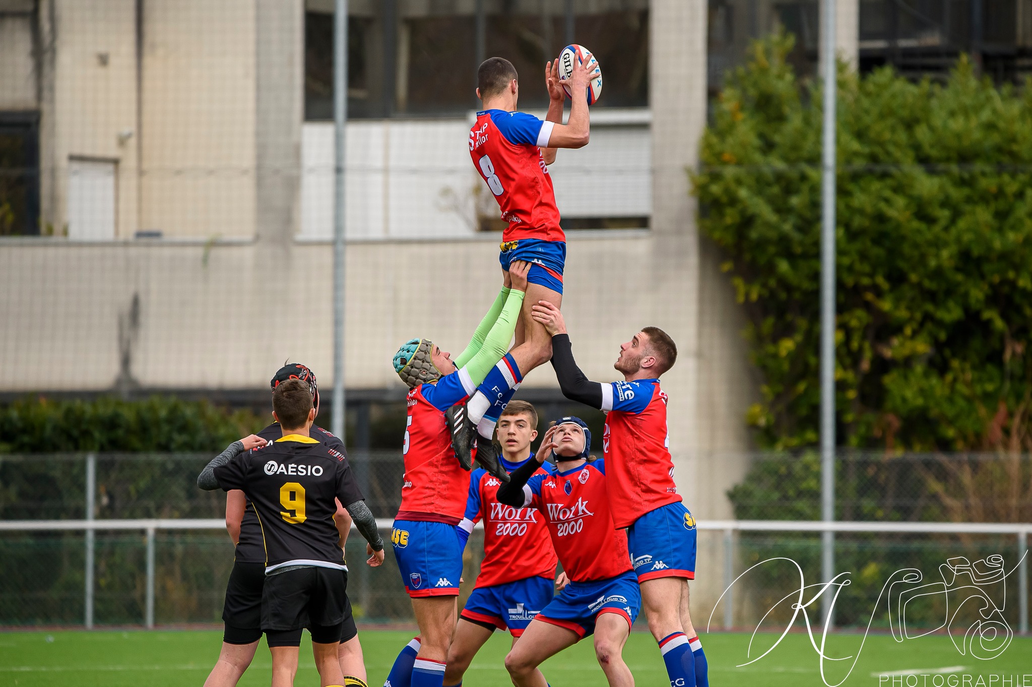  FC Grenoble Rugby - Stade Olympique de Chambéry rugby - Rugby - Alamercery (Amical) - FCG vs SOC (#2023AlamFCGSOC02) Photo by: Karine Valentin | Siuxy Sports 2023-02-25