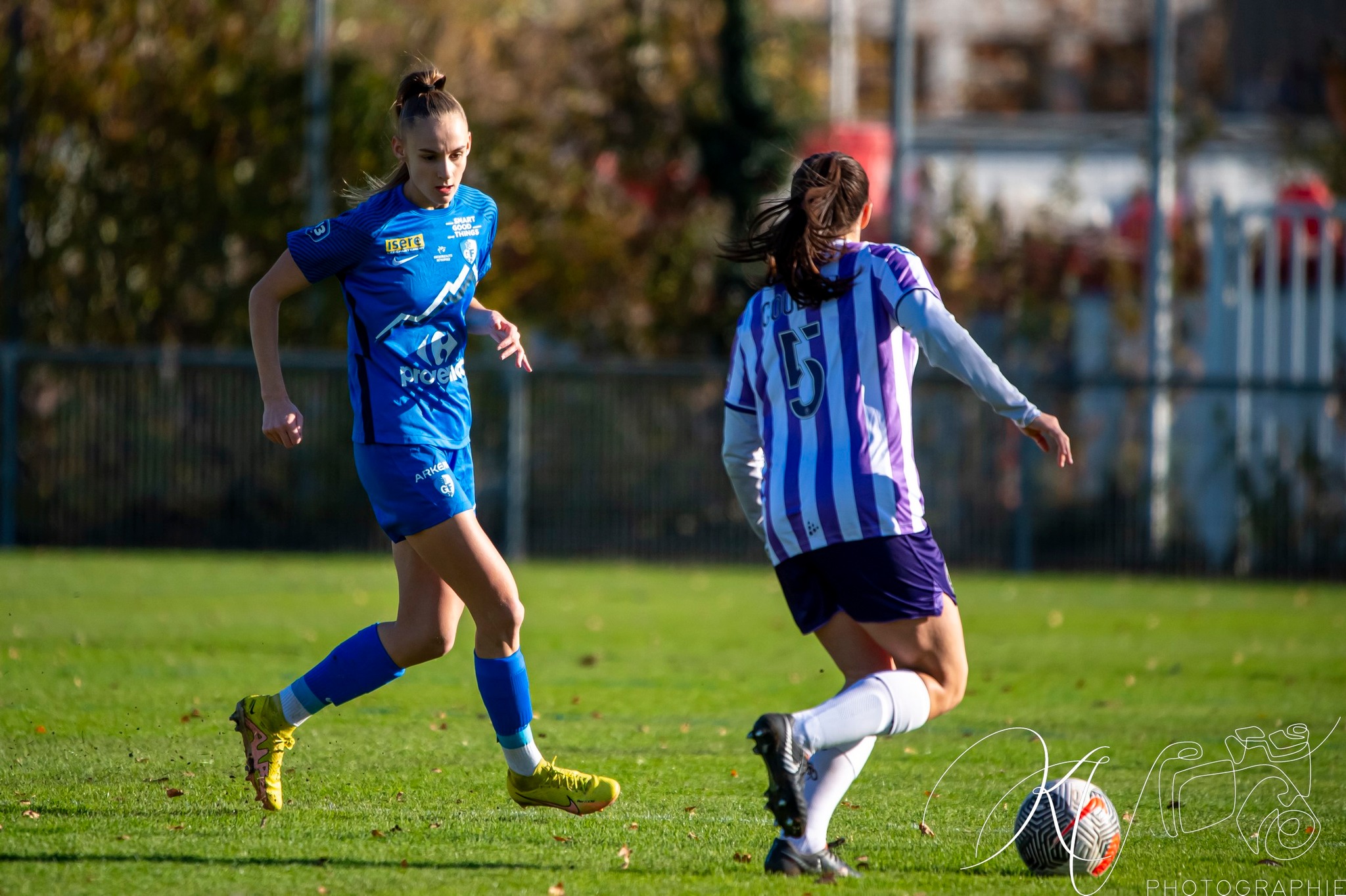  Grenoble Foot 38 - Toulouse FC - Soccer - Div 3 Fém - Grenoble F38 (0) vs (1) Toulouse FC (#D3F23GF38TFC11) Photo by: Karine Valentin | Siuxy Sports 2023-11-26