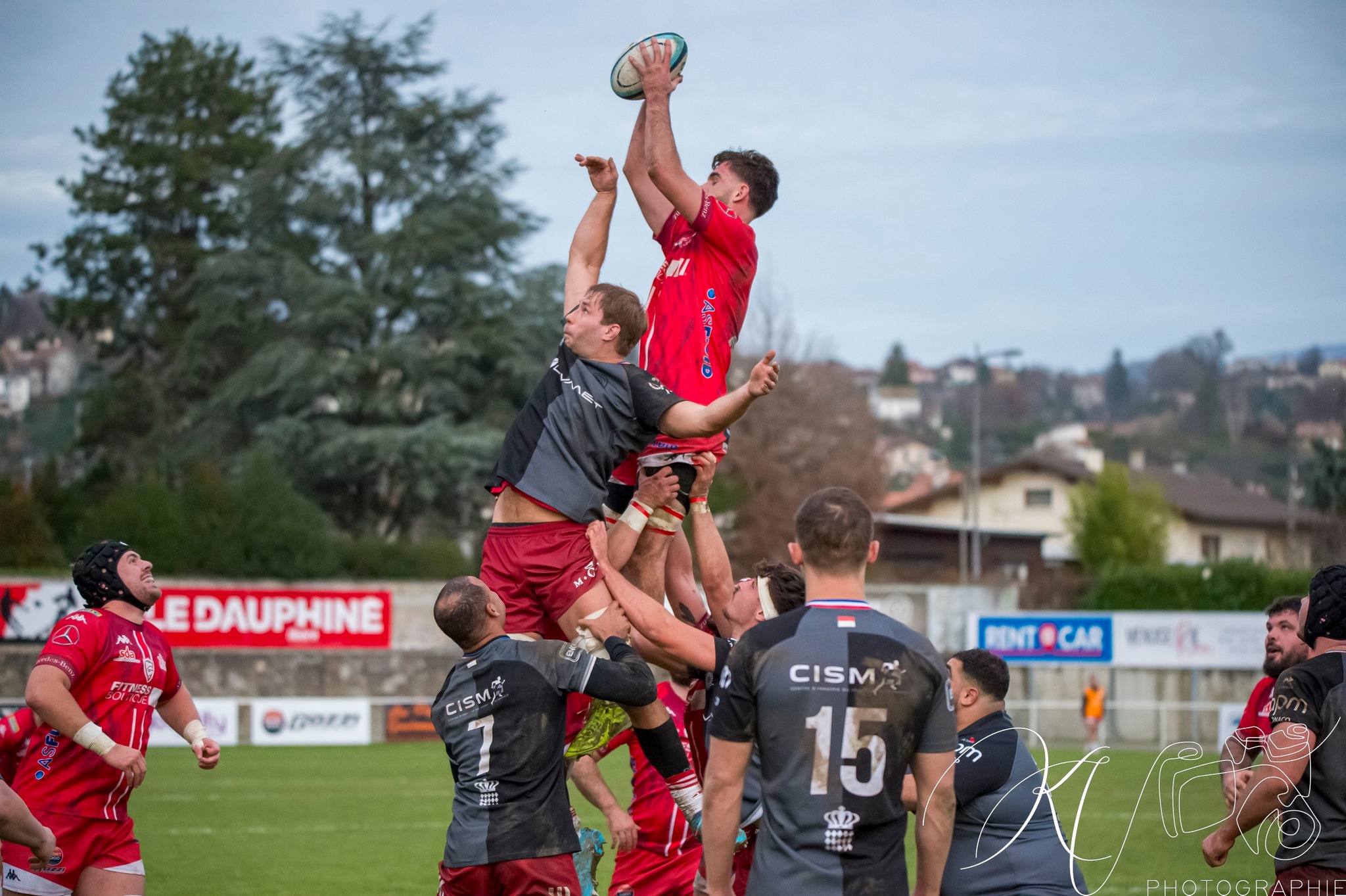  Stade Olympique Voironnais - AS Monaco Rugby - Rugby - Fed2 2023 - Voiron (29) vs (26) Monaco (#F223VOIMON12) Photo by: Karine Valentin | Siuxy Sports 2023-12-10