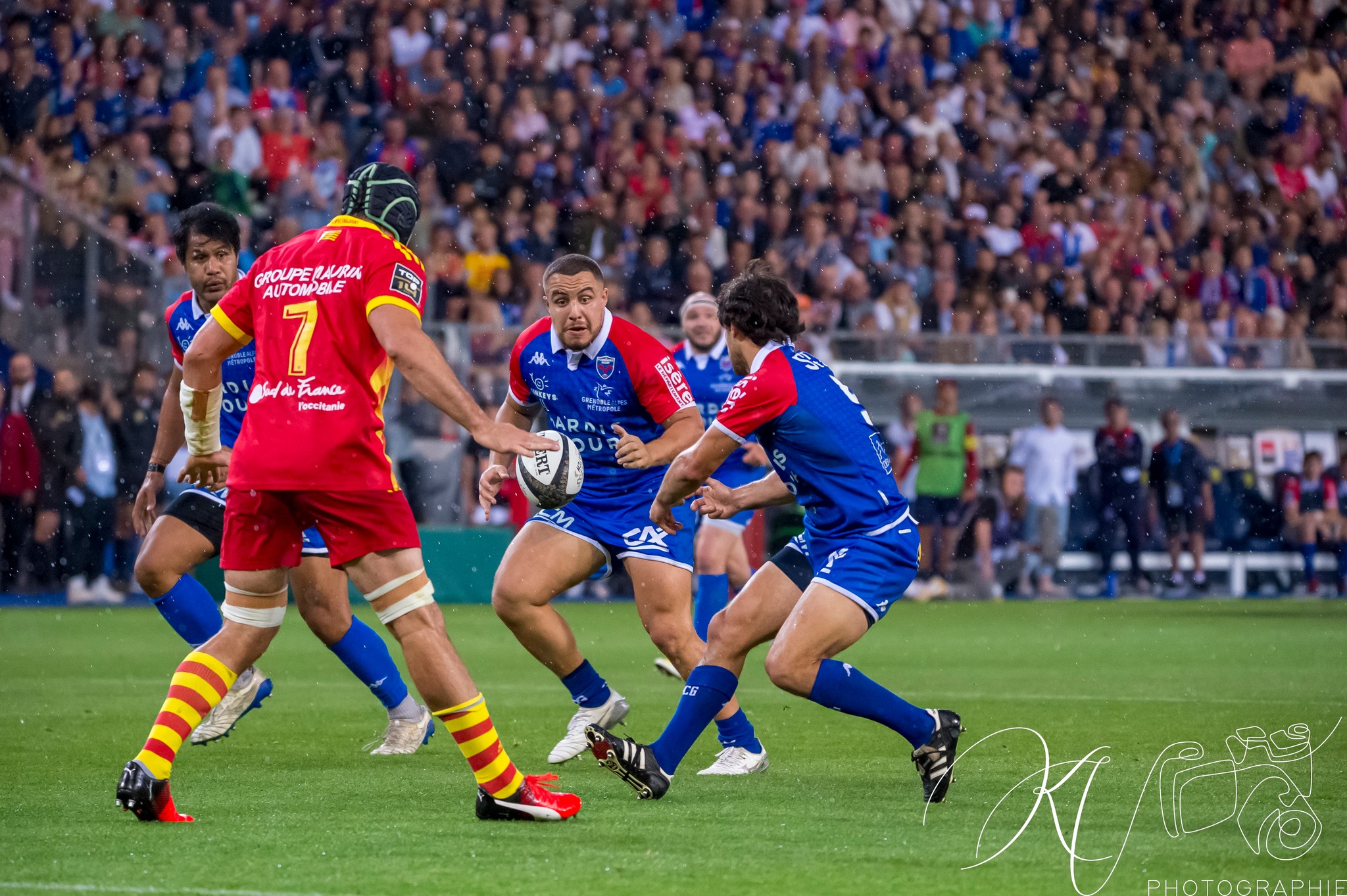  FC Grenoble Rugby - US Arlequins Perpignanais - Rugby - 2023 - Access Match - FC Grenoble (19) vs (33) US Arlequins Perpignananais (#2023FCGUSAP06) Photo by: Karine Valentin | Siuxy Sports 2023-06-03