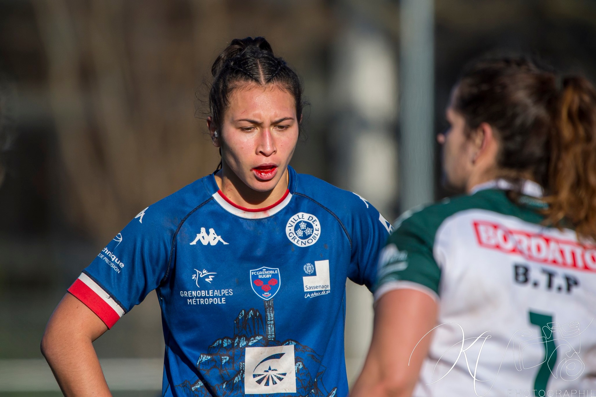 Manaé FELEU -  FC Grenoble Rugby - Section Paloise - Rugby - Elite 1 2023 - FC Grenoble (48) vs (12) Lons Section Paloise (#EL123FCGLSP12) Photo by: Karine Valentin | Siuxy Sports 2023-12-17