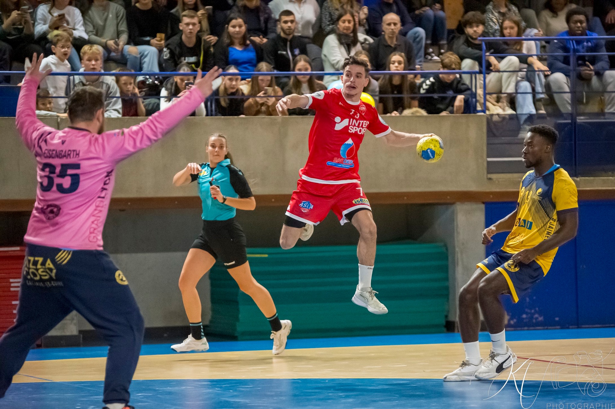  Grenoble SMH Métropole Isère Handball - AS Lyon Caluire - Handball - 2023 GSMH Isère vs AS Lyon Caluire (#2023GSMHASLC10) Photo by: Karine Valentin | Siuxy Sports 2023-10-23