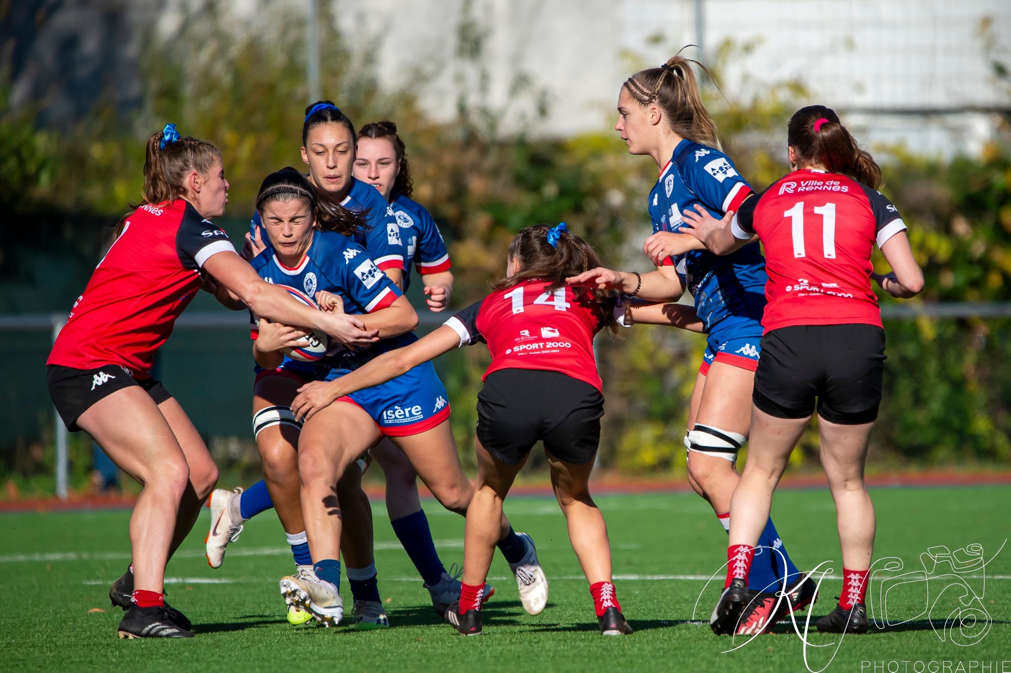  FC Grenoble Rugby - Stade Rennais Rugby - Rugby - Elite 2023 - Amazones FC Grenoble (34) vs (12) Stade Rennais Rugby (#2023FCGSRR11) Photo by: Karine Valentin | Siuxy Sports 2023-11-23