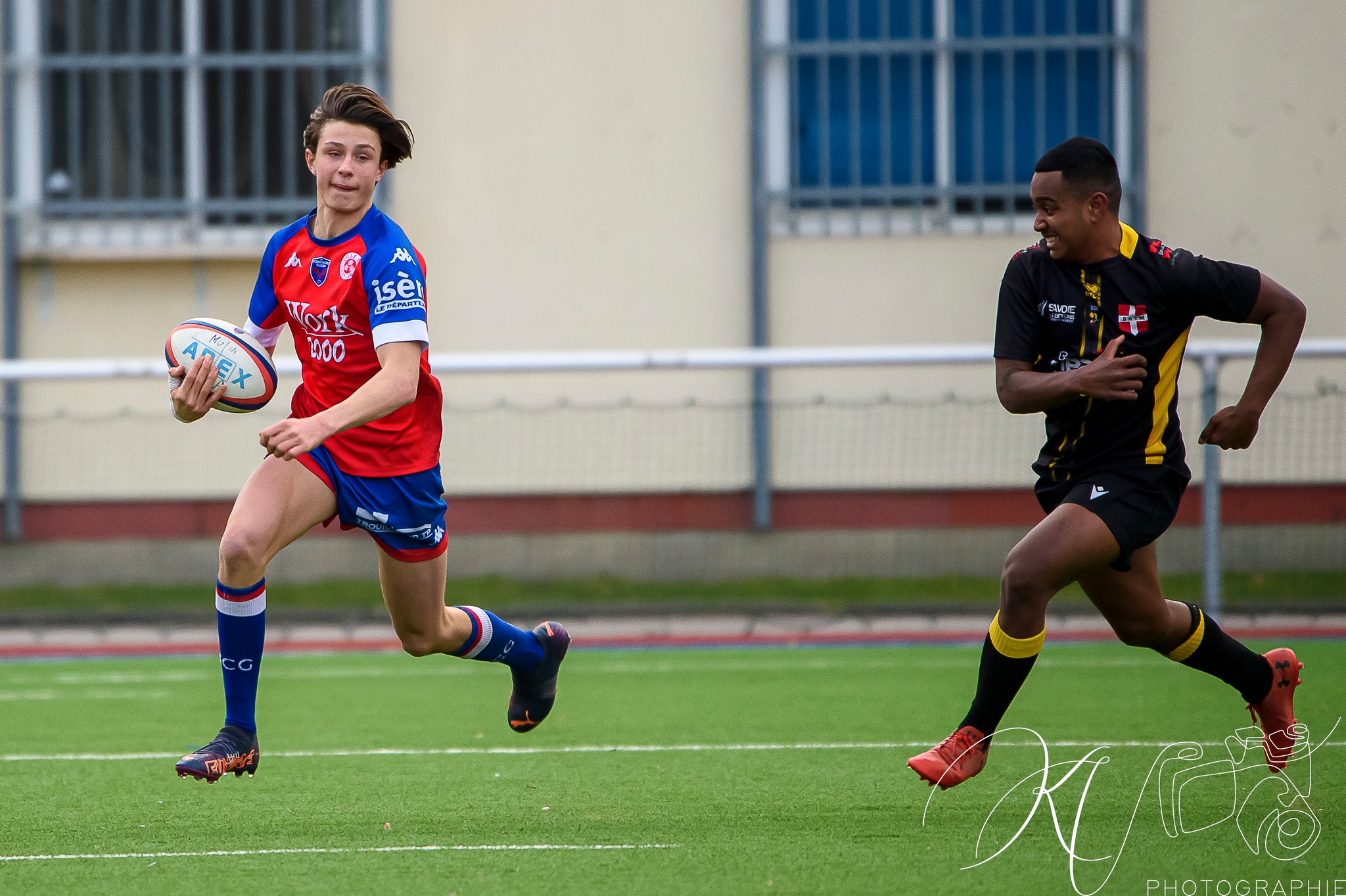  FC Grenoble Rugby - Stade Olympique de Chambéry rugby - Rugby - Alamercery (Amical) - FCG vs SOC (#2023AlamFCGSOC02) Photo by: Karine Valentin | Siuxy Sports 2023-02-25