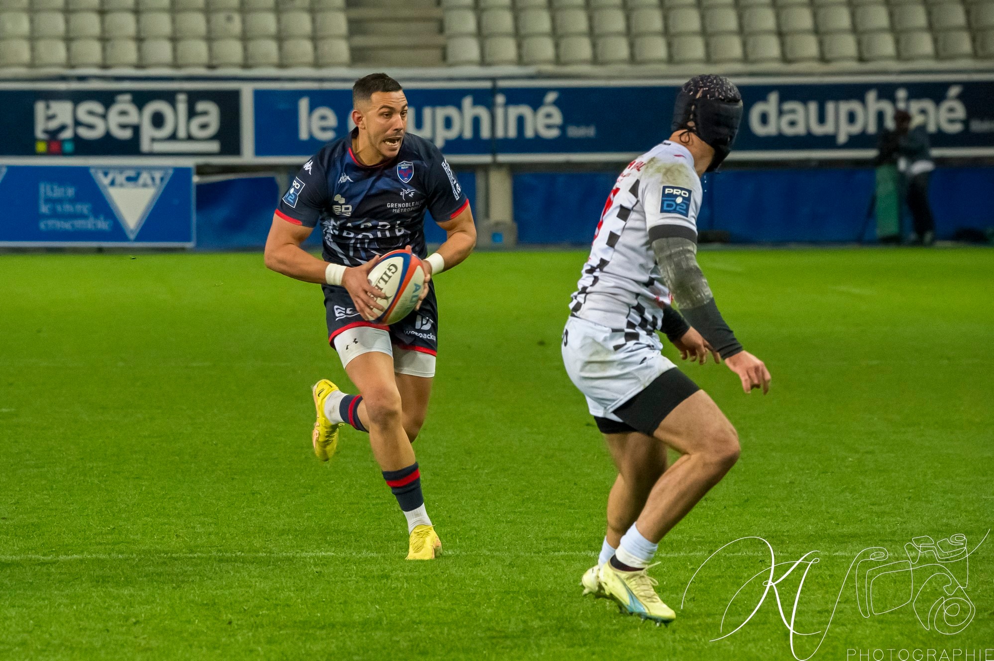 Julien FARNOUX -  FC Grenoble Rugby - Valence Romans DR - Rugby - PRO D2 - FC Grenoble (35) vs (19) Valence Romans DR (#2023FCGVRDR11) Photo by: Karine Valentin | Siuxy Sports 2023-11-10