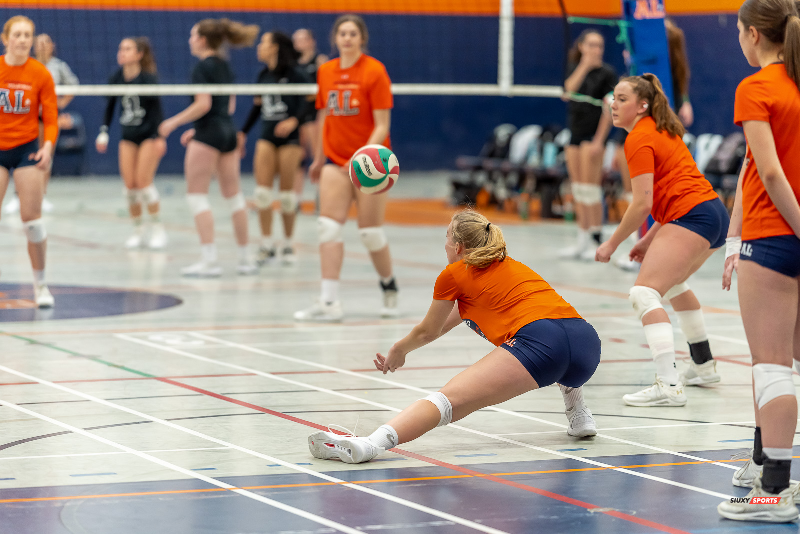  Cégep André Laurendeau - Collège Bois-de-Boulogne - Volleyball - RSEQ - 2023 Volley F - André Laurendeau (1) vs (3) Bois-de-Boulogne (#RSEQ2023ALvBBR01) Photo by: Dan Taylor-Morin | Siuxy Sports 2023-01-19