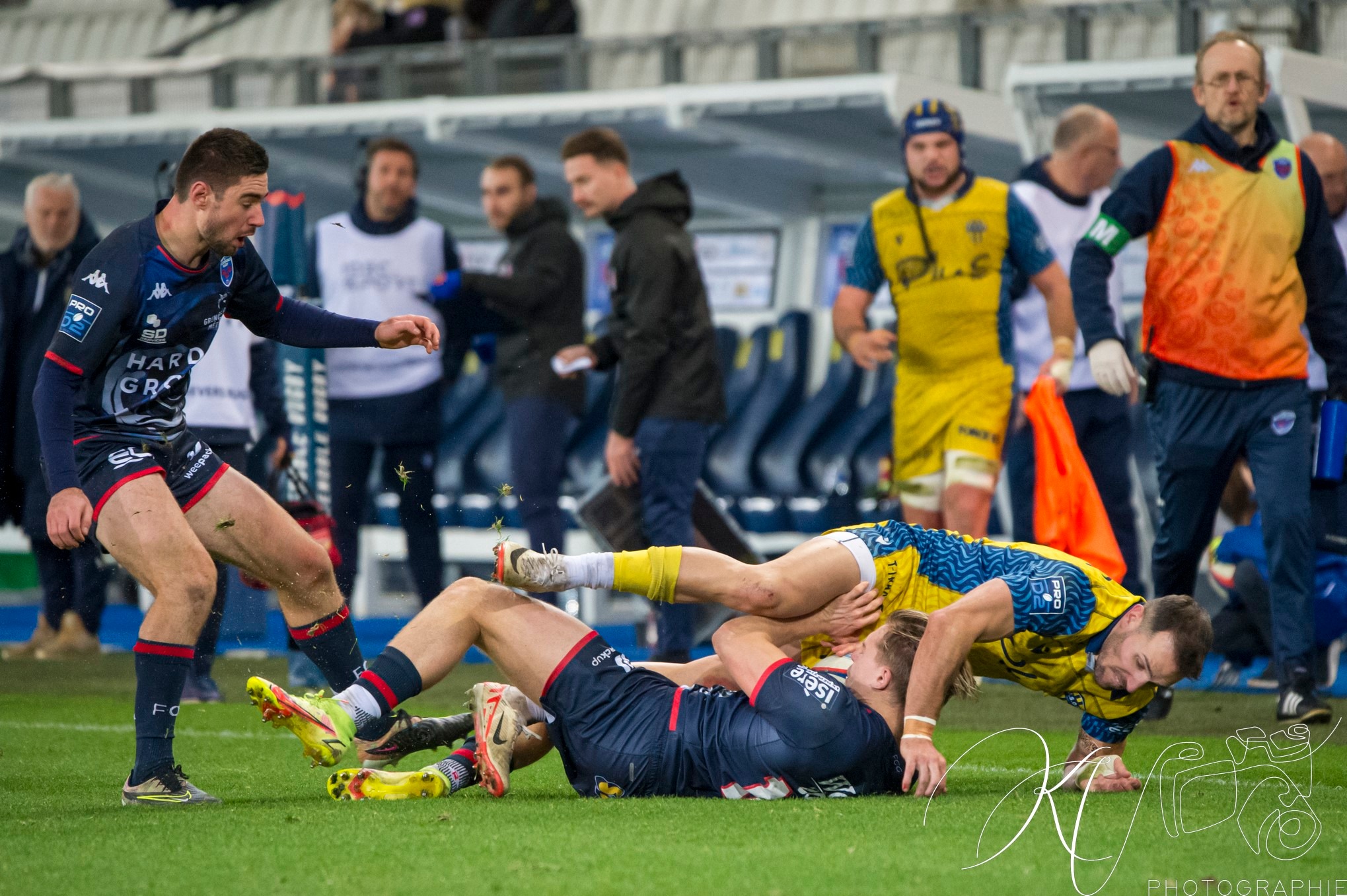  FC Grenoble Rugby - USON Nevers - Rugby - PRO D2 - FC Grenoble (27) VS (37) USON (#PD2FCGUSO12) Photo by: Karine Valentin | Siuxy Sports 2023-12-15