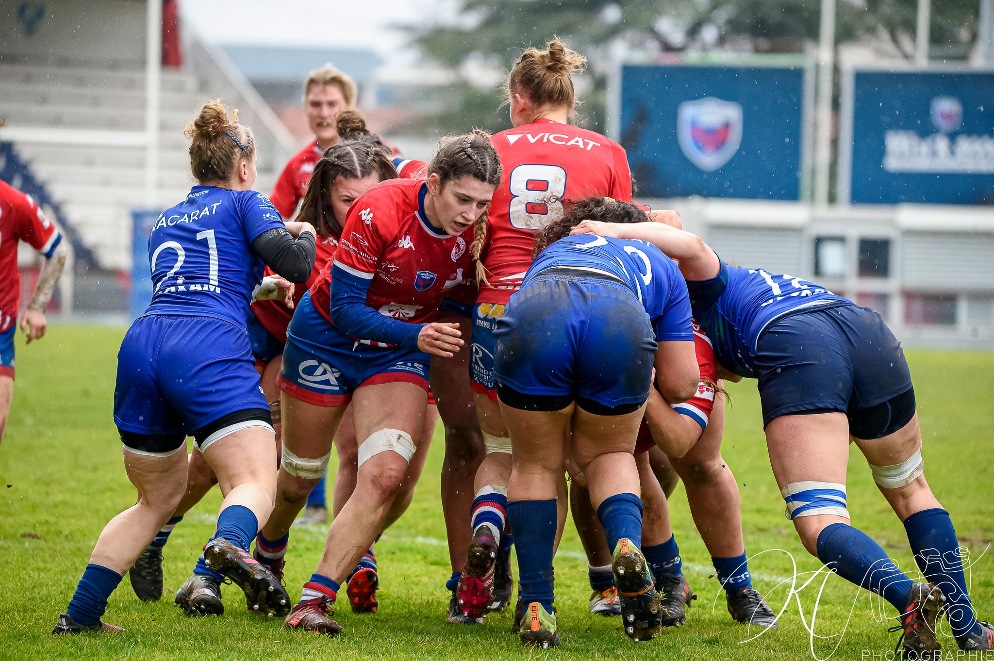 Estelle CARPENTIER -  FC Grenoble Rugby - Lille Métropole Rugby Club Villeneuvois - Rugby - FCG Amazones (18) VS (16) LMRCV (#2023FCGvsLMRCV01) Photo by: Karine Valentin | Siuxy Sports 2023-01-08
