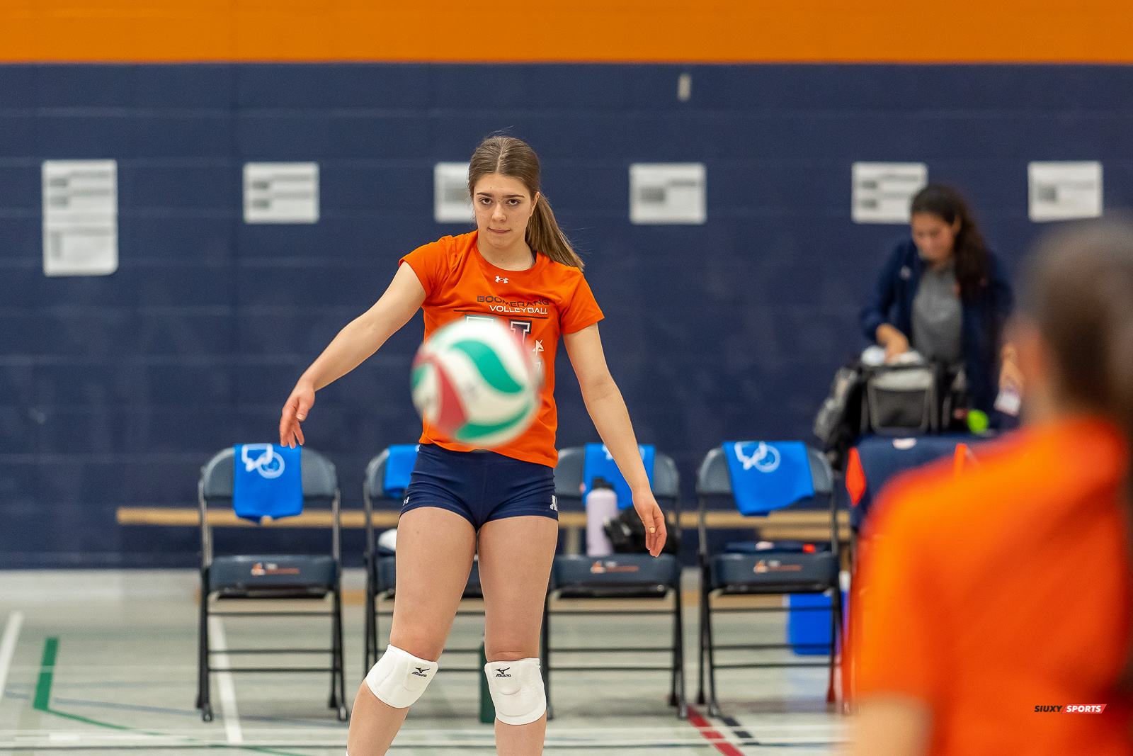 Emma L'ANTHOËN -  Cégep André Laurendeau - Collège Bois-de-Boulogne - Volleyball - RSEQ - 2023 Volley F - André Laurendeau (1) vs (3) Bois-de-Boulogne (#RSEQ2023ALvBBR01) Photo by: Dan Taylor-Morin | Siuxy Sports 2023-01-19