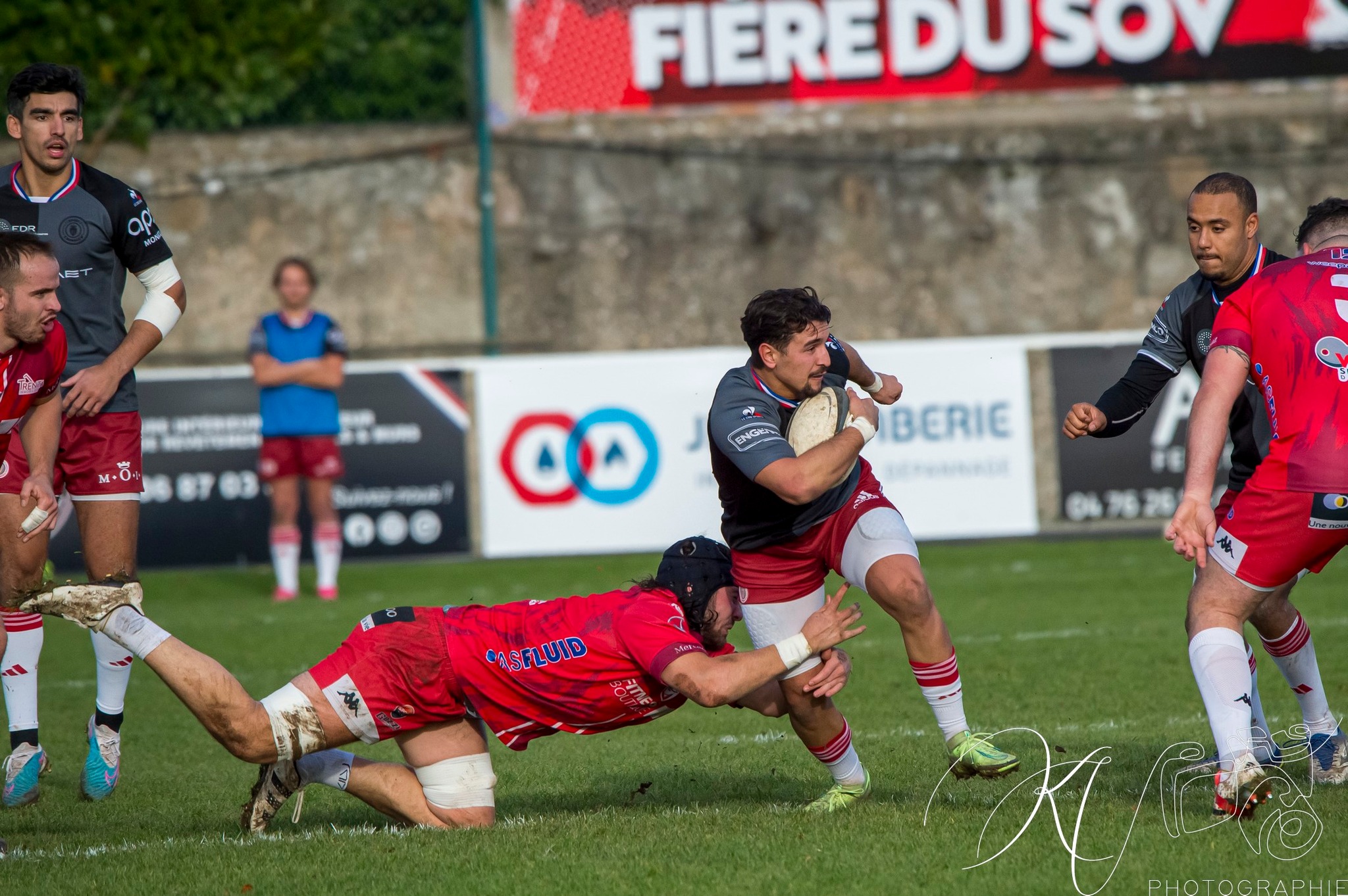  Stade Olympique Voironnais - AS Monaco Rugby - Rugby - Fed2 2023 - Voiron (29) vs (26) Monaco (#F223VOIMON12) Photo by: Karine Valentin | Siuxy Sports 2023-12-10