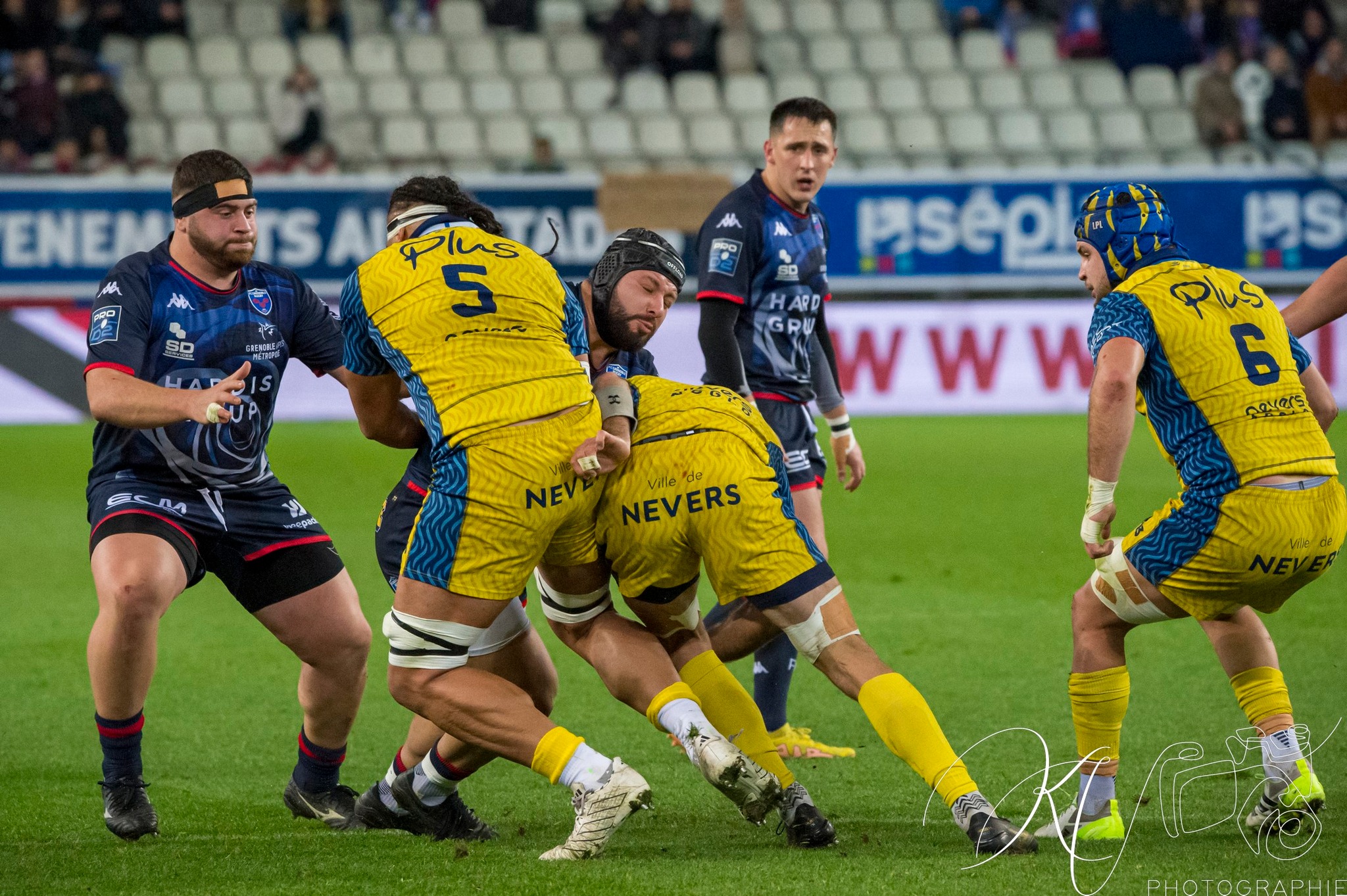  FC Grenoble Rugby - USON Nevers - Rugby - PRO D2 - FC Grenoble (27) VS (37) USON (#PD2FCGUSO12) Photo by: Karine Valentin | Siuxy Sports 2023-12-15
